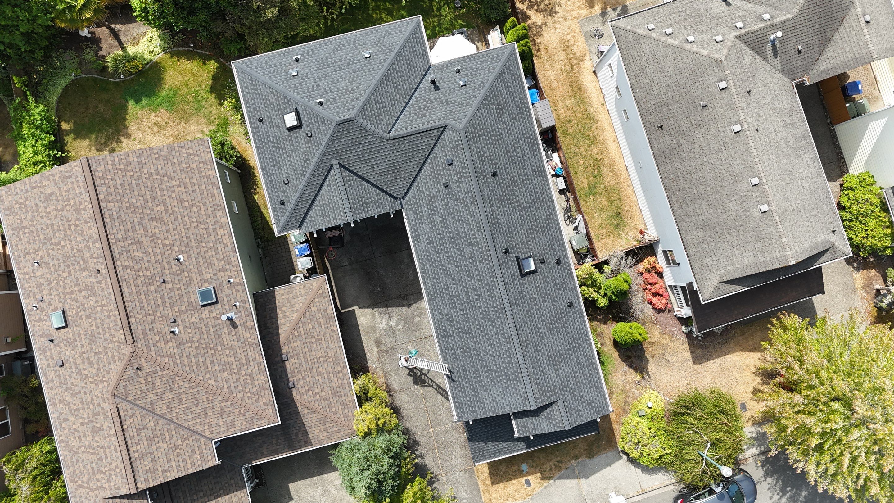 Residential Roofing Installation using GAF HDZ Shingles by Roofing Formula LLC