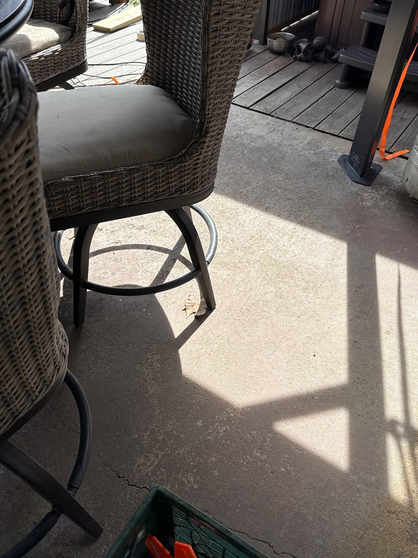 Porch & Steps Project in Manor by Floors in a Day, Inc