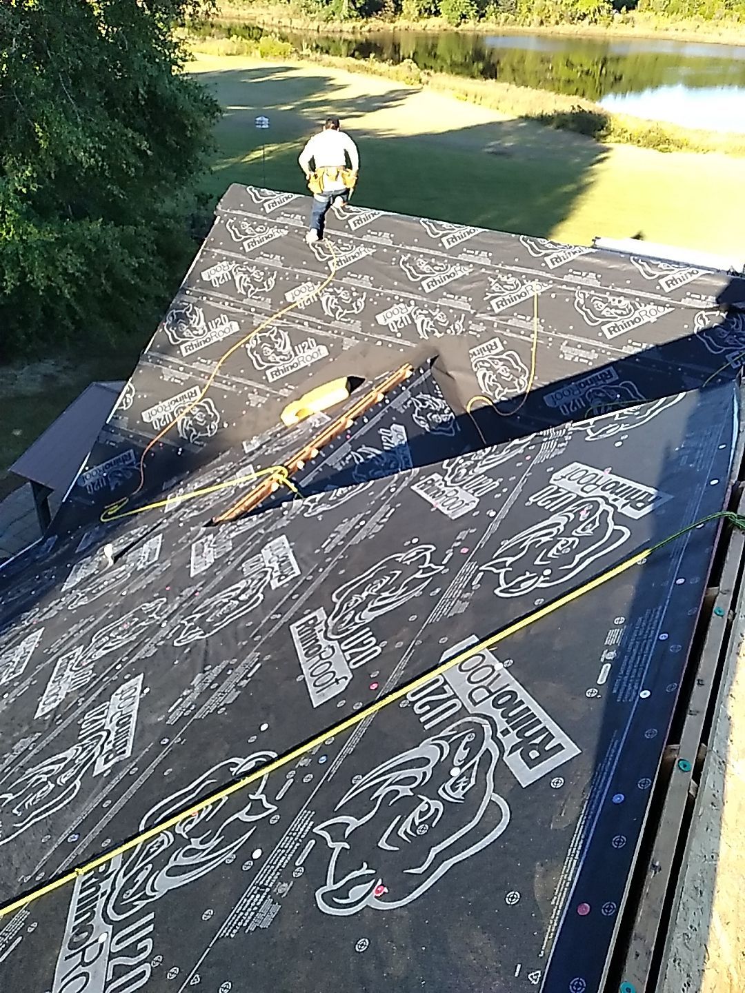 Residential Roofing Installation using Owens Corning Oakridge- Williamsburg Gray by Indigo State Roofing