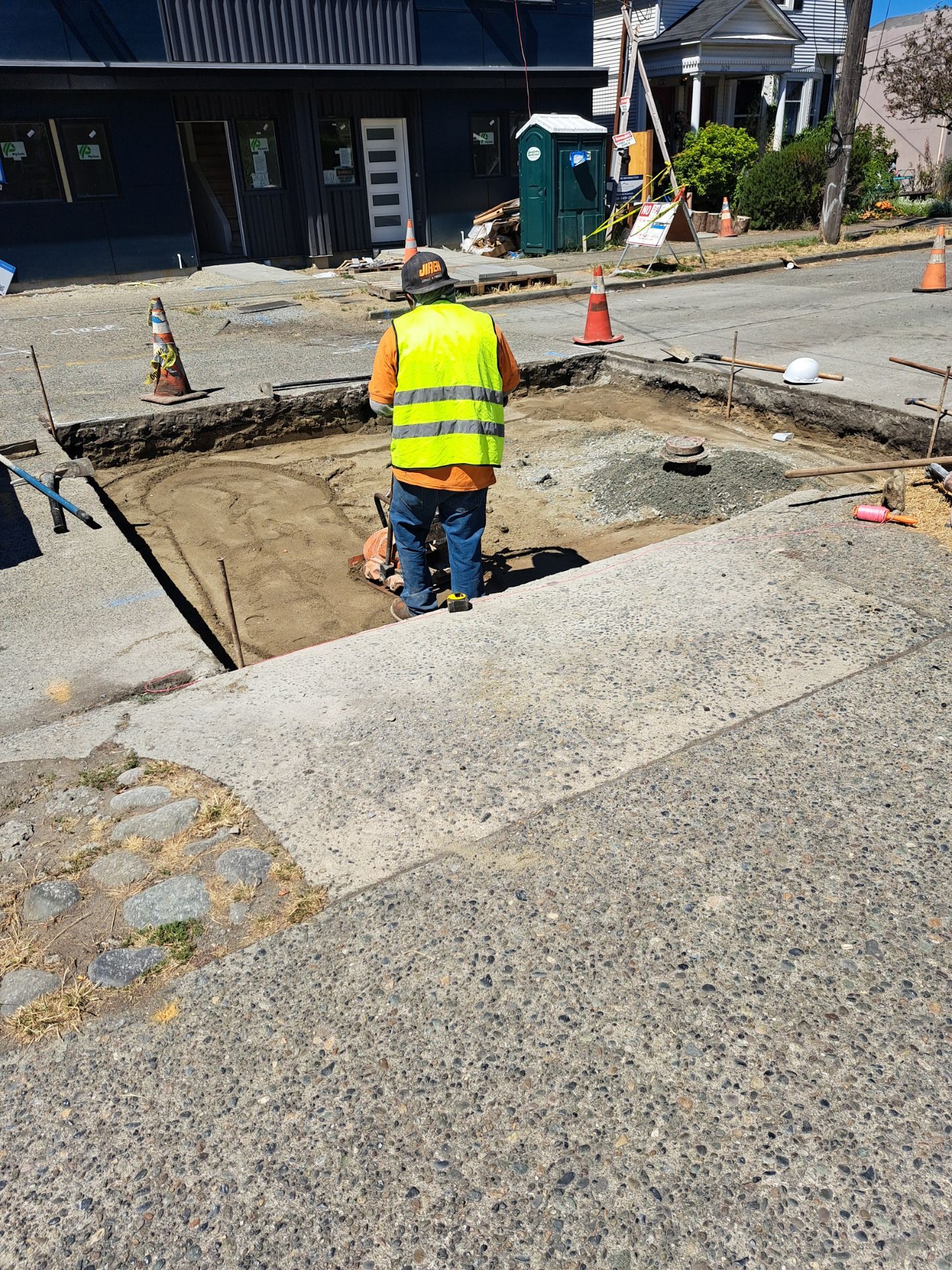 David | Street Concrete Pannels, Sidewalk & Curbing by Jireh Asphalt & Concrete Inc 