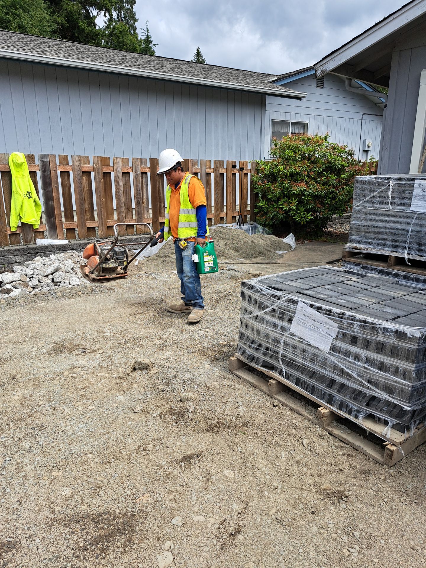 Connie G. Pavers Patio and Gravel Driveway by Jireh Asphalt & Concrete Inc 