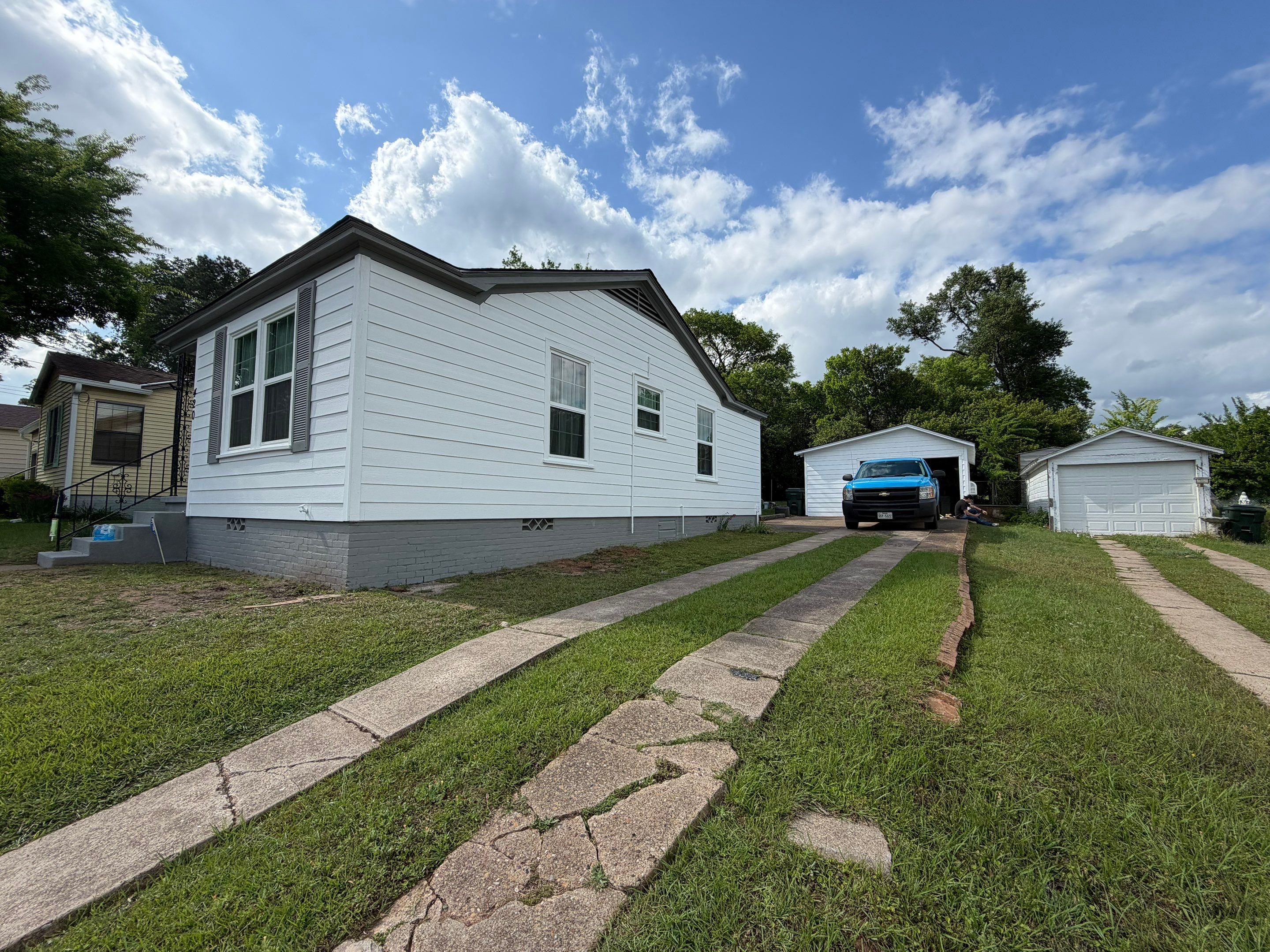 A Fresh Start for a Tiny Tyler, Texas Home by Quality Coats Painting