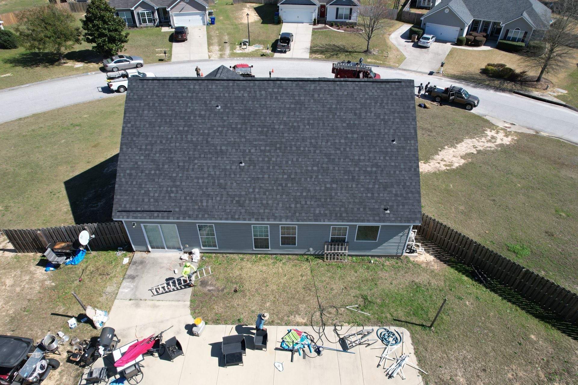 Roof Replacement- IKO Granite Black- Warrenville  by South Point Roofing