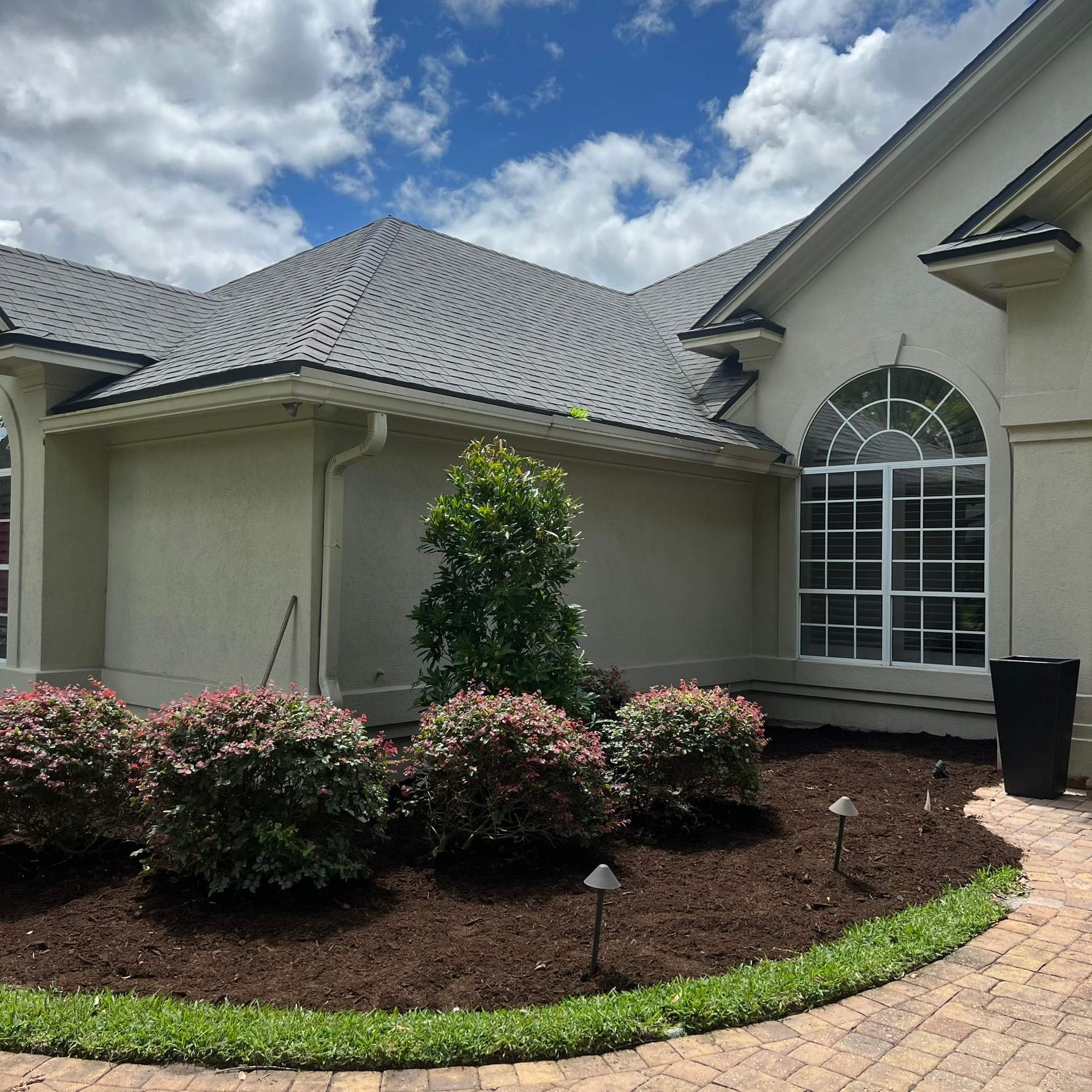 Plant & Mulch Installation | Deerwood Country Club by ProGreen Services