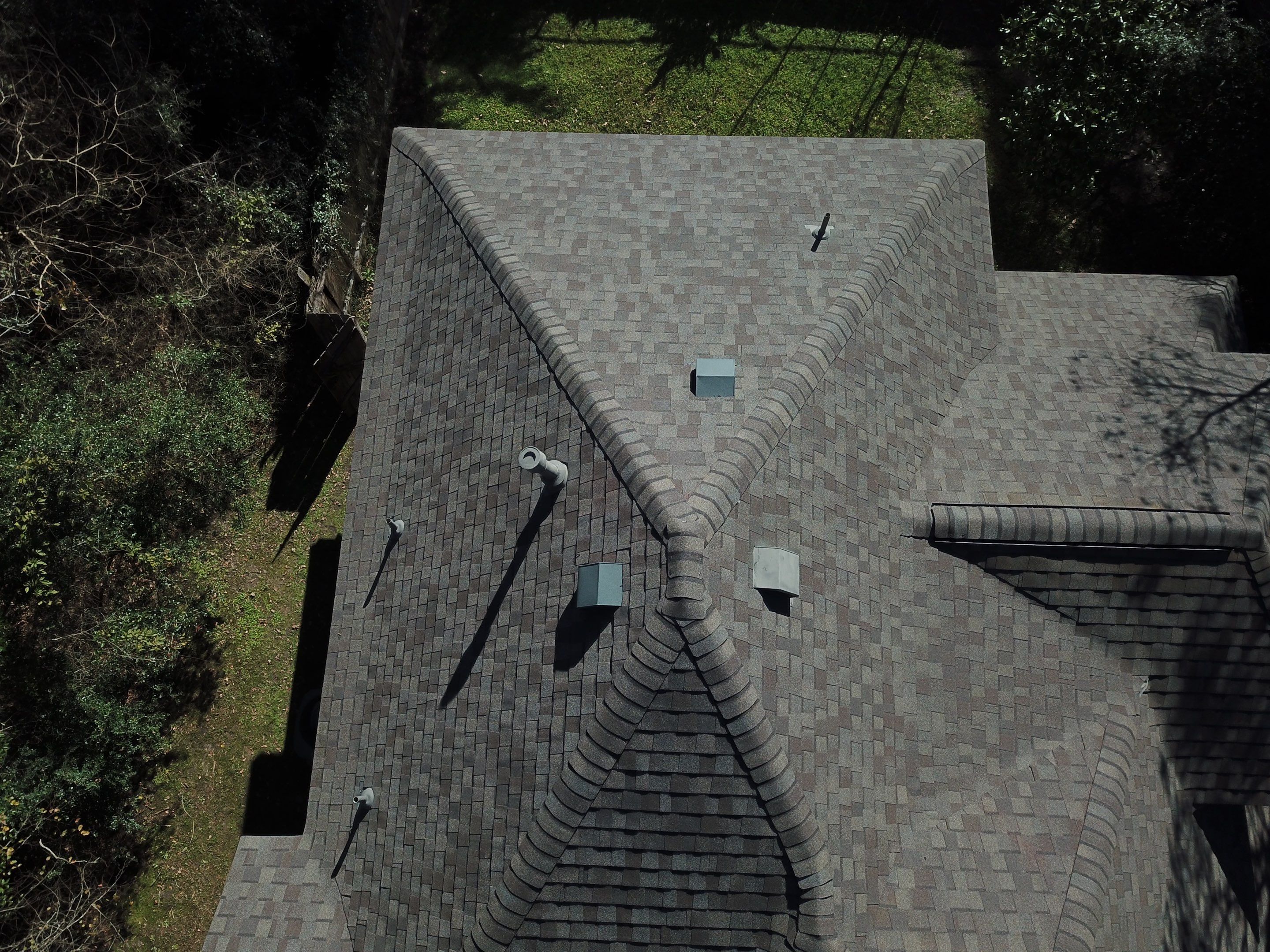 OC Duration Driftwood by HHH Roofing & Construction