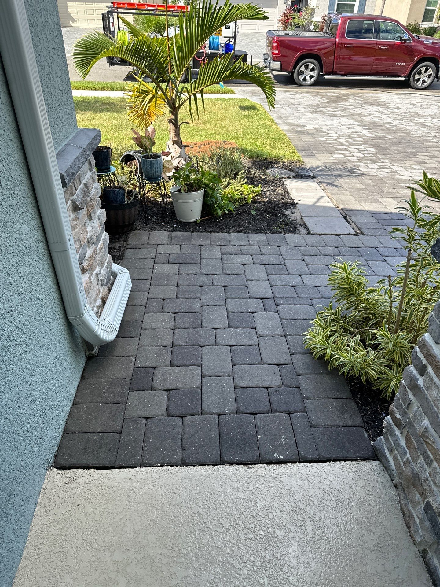 House Wash & Paver Driveway Cleaning in Trevesta Community, Palmetto, FL | Sunshine AquaWash by Sunshine AquaWash