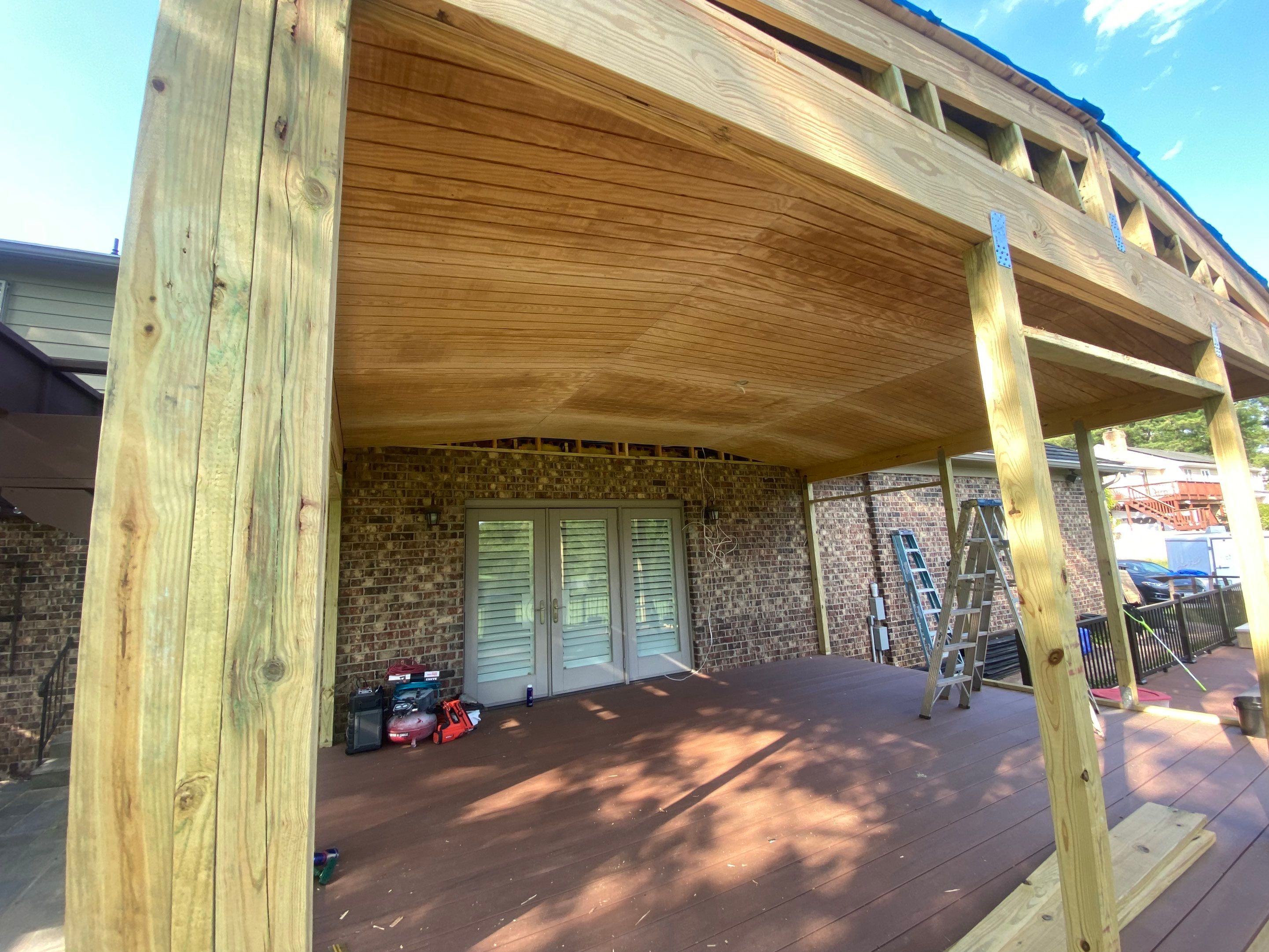 Deck/Screen porch Transformation using Timbertech by The Smet Companies, LLC