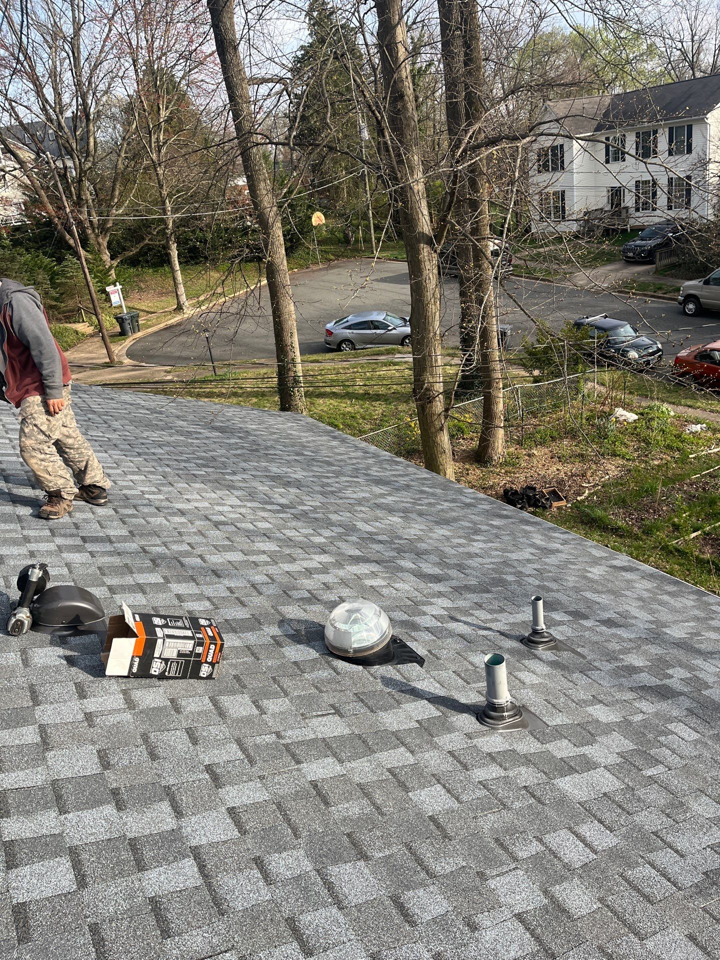 Falls Church Landmark Pro Roof in Max Def Pewter by RM Banning, Inc.