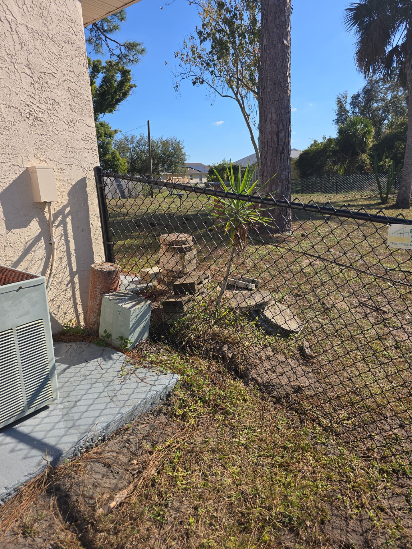 Chain Link Install in North Port by True Fence LLC