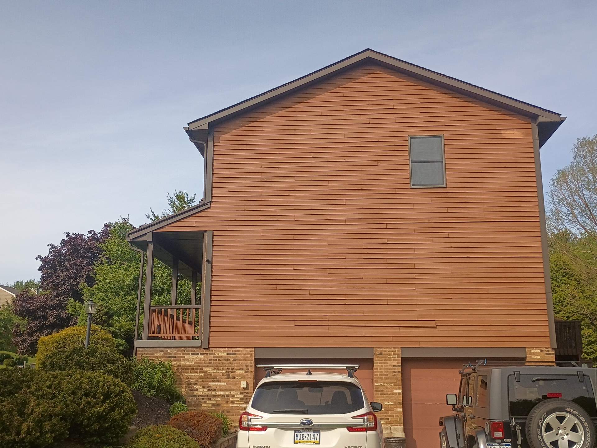Full House James Hardie Lap Siding and Trim Renovation With Modern Dark Trim In Wexford / Mars PA by Ideal Siding Pittsburgh