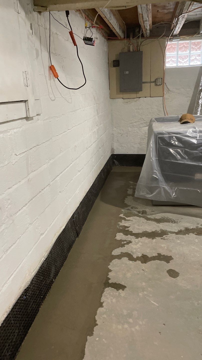 Interior Drain Tile & Wall Drainage in Northeast Minneapolis by Waterproofing Northeast