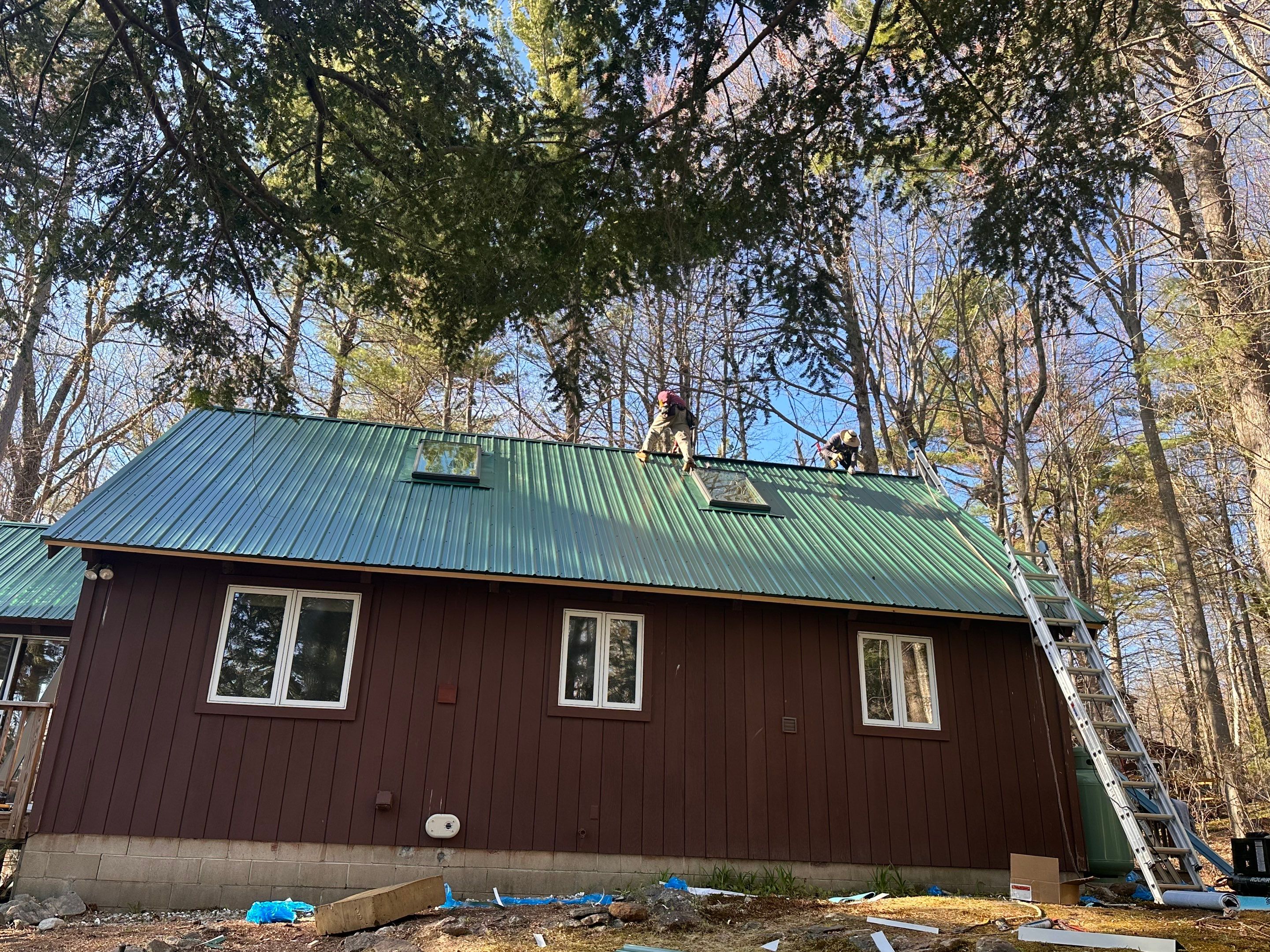 Metal Roof In Moultonborough, NH by Tall pine roofing