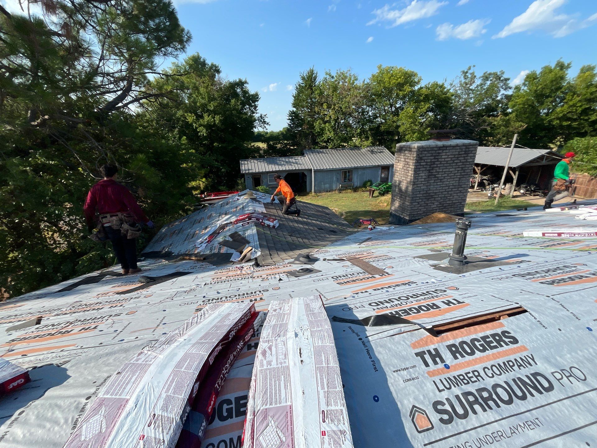 GAF Timberline Architectural Shingle Roof Replacement in Wynnewood by BANA Roofing and Solar Supply