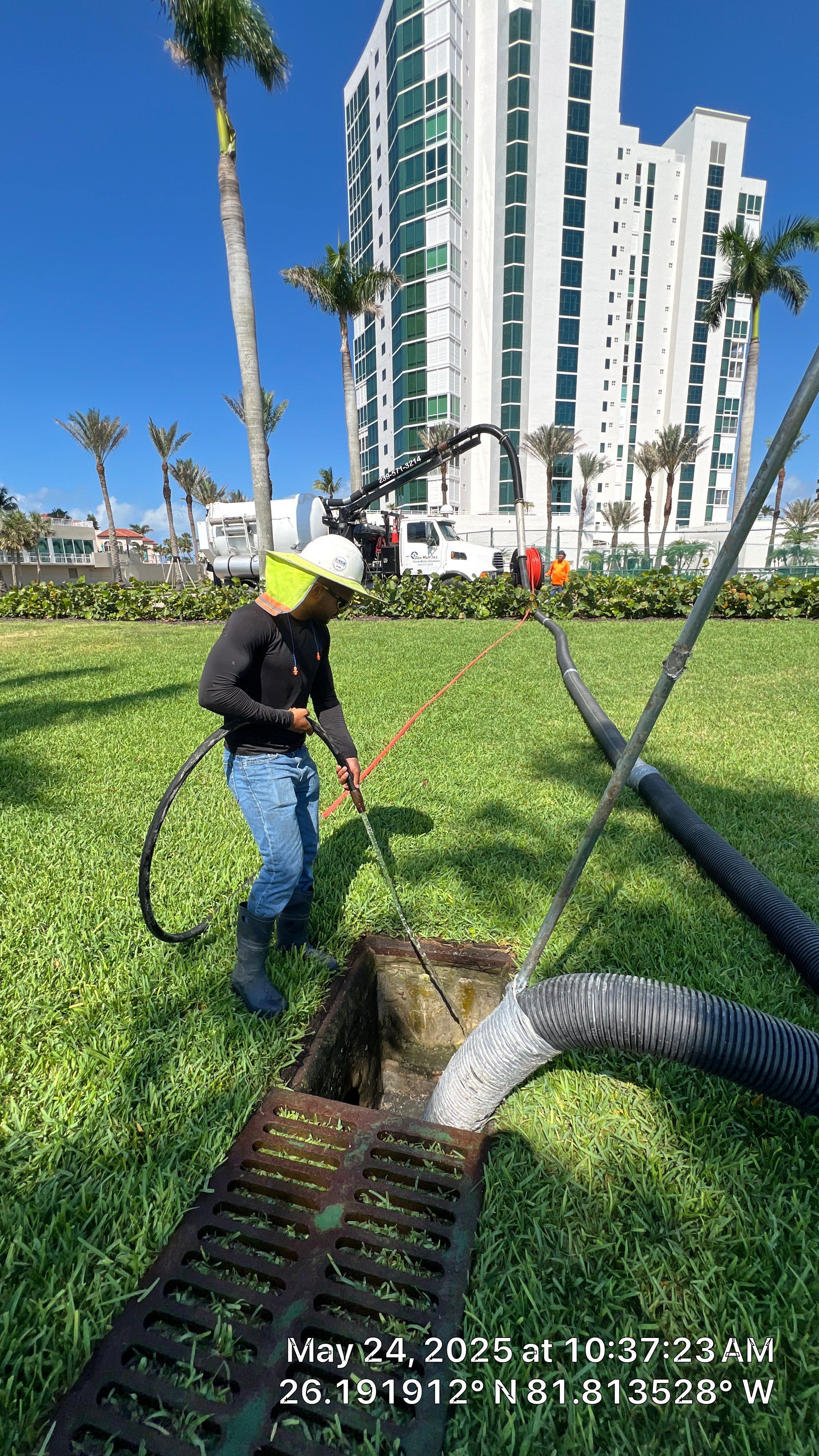 Gulfshore Condo Stormwater System Maintenance by Don Mar, Inc. Storm Water Solutions