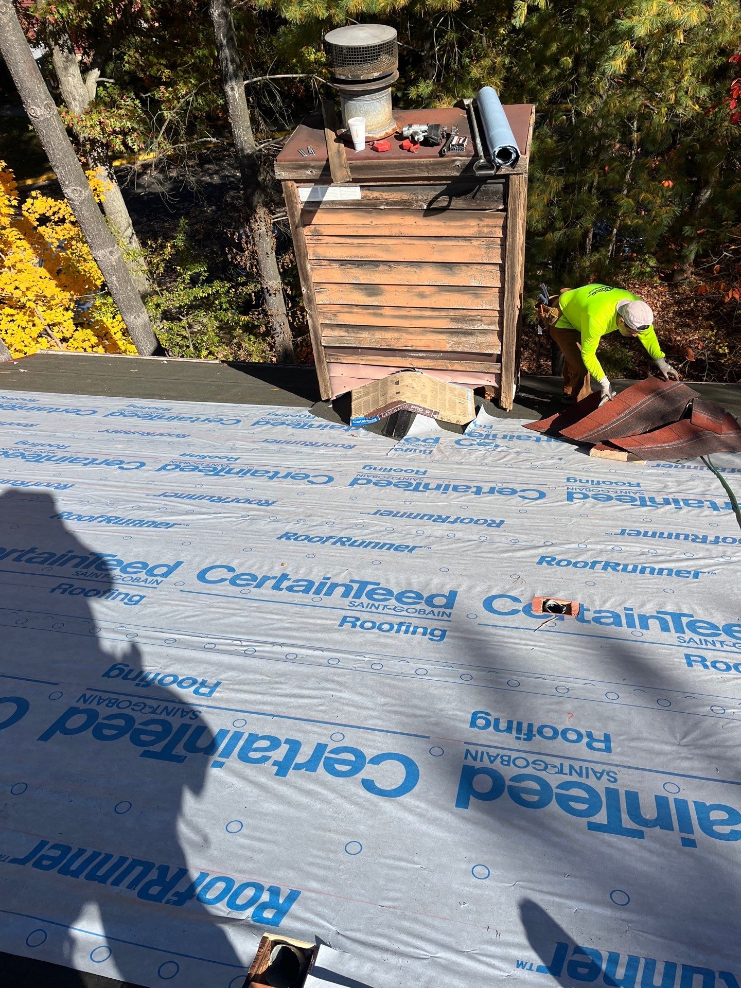 Reston: Residential Roof Replacement with CertainTeed Landmark Pro Designer Shingles in Max Def Red Oak by RM Banning, Inc.