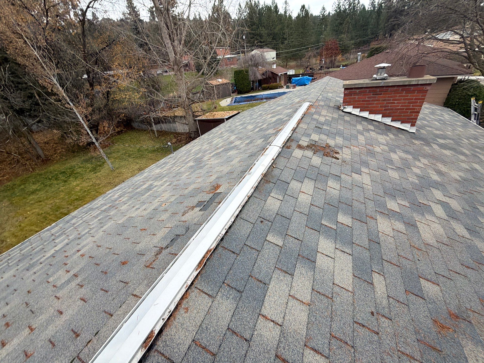 Residential Asphalt Shingle Roof Replacement and Decking Repair in Spokane by Alpine Roofing