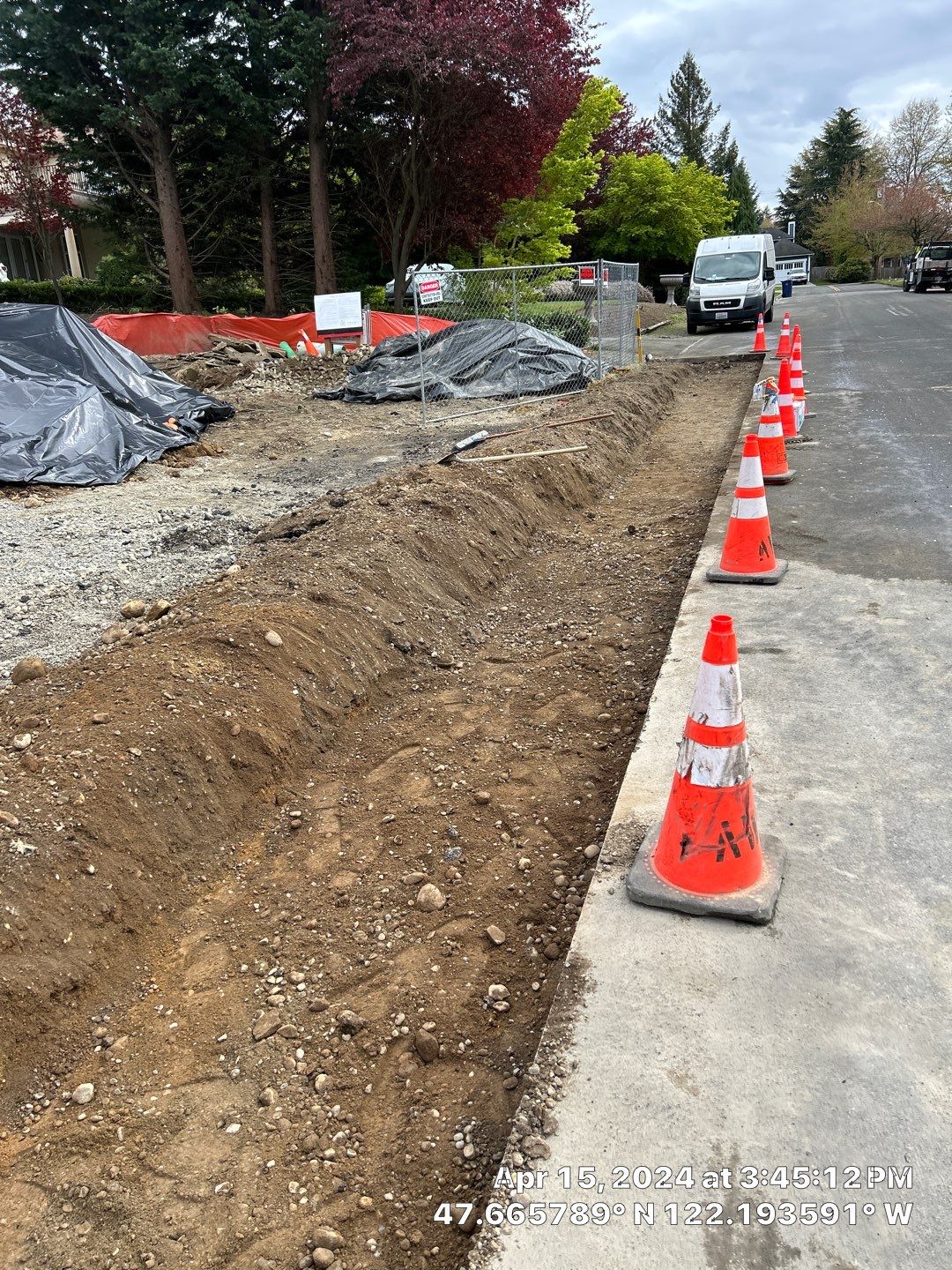 Thomas Custom Homes Development  by Jireh Asphalt & Concrete Inc 