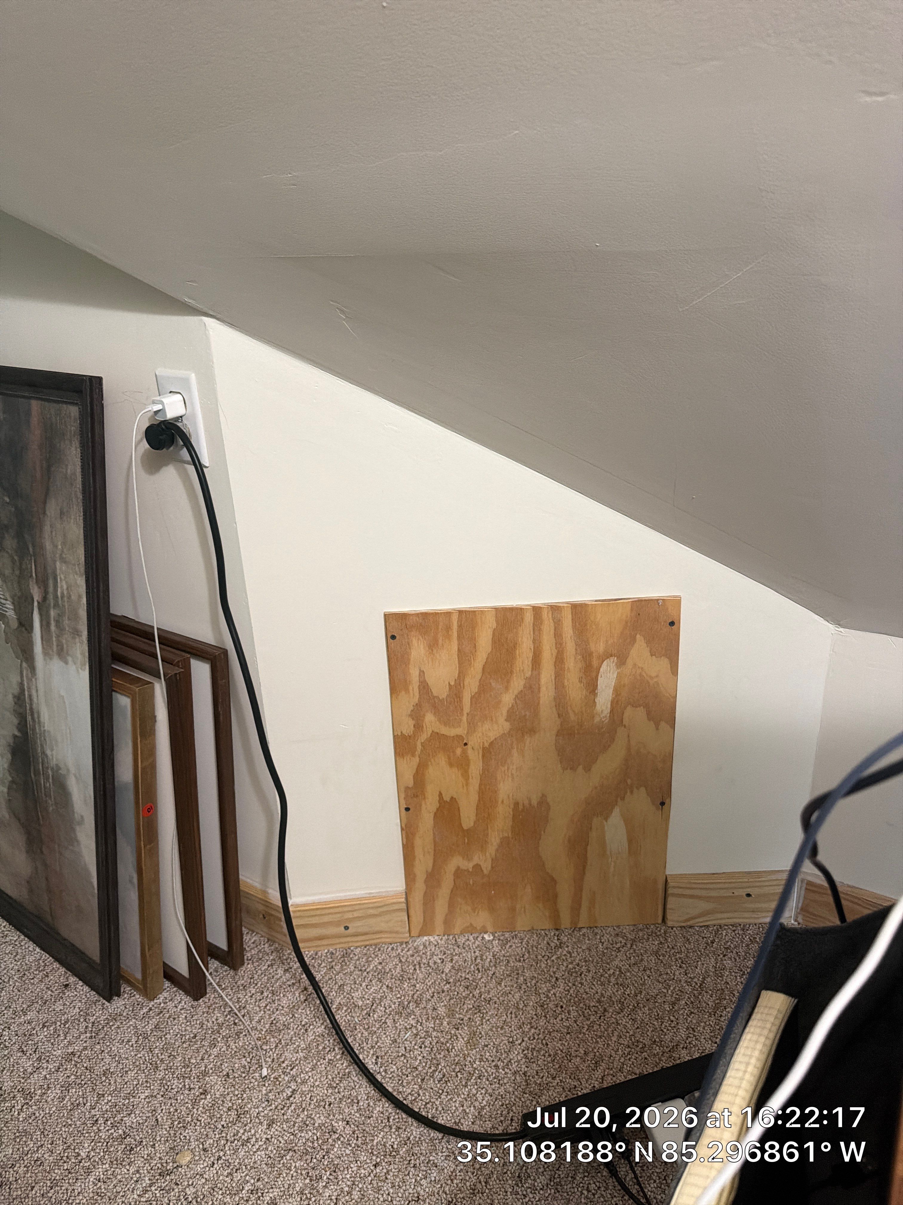 Attic Knee Wall Sealing and Insulation in Chattanooga by CompanyCam Sales Demo