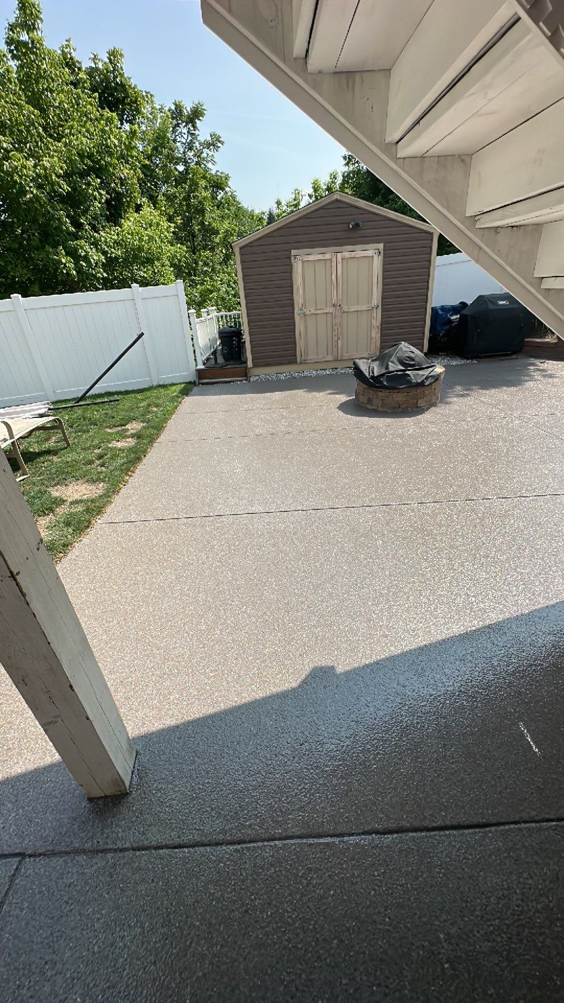 Large Patio Project in Imperial by Floors in a Day, Inc