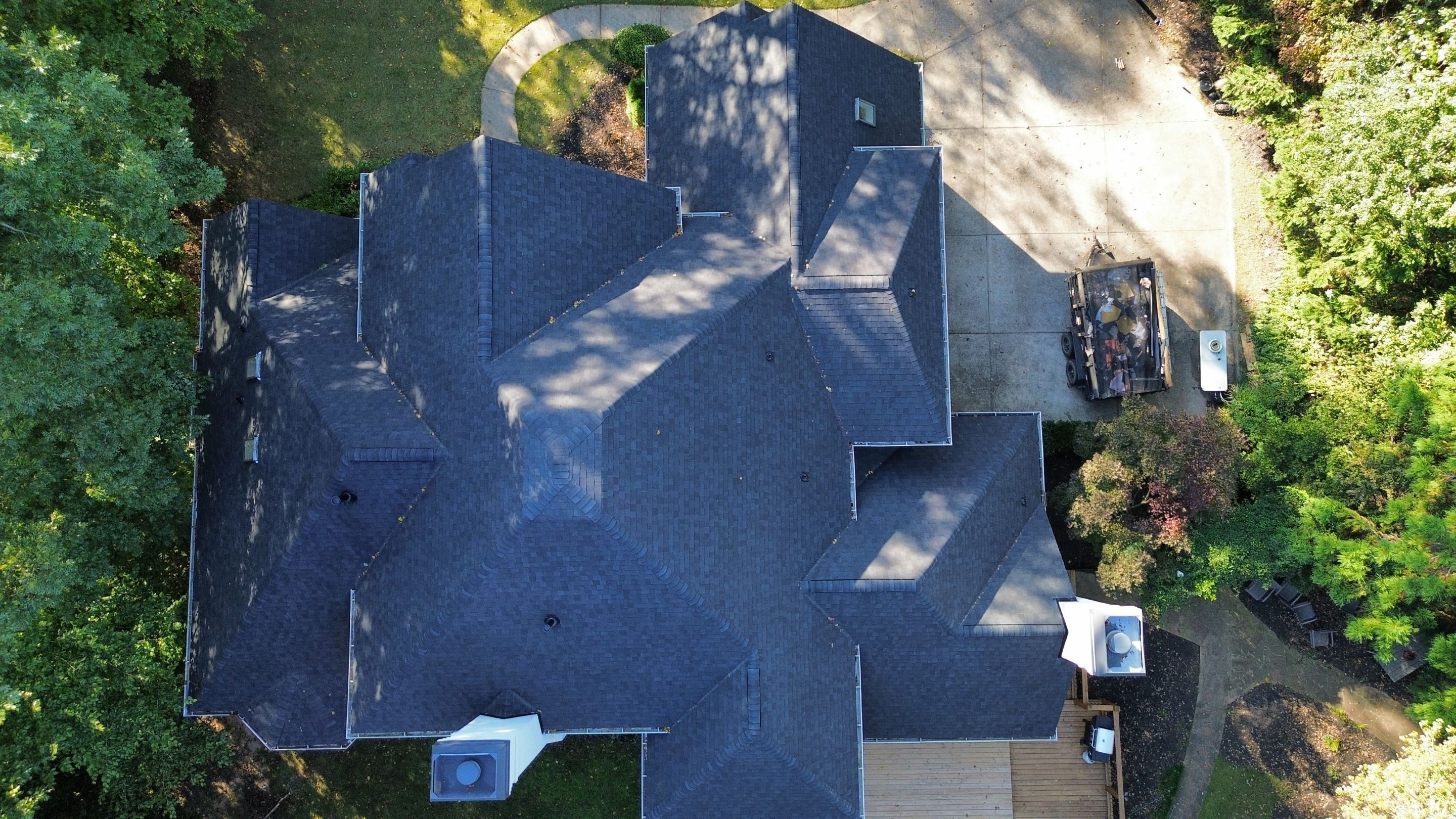Alpharetta, GA Roof Replacement CertainTeed Landmark Charcoal Black by Reset Roofing