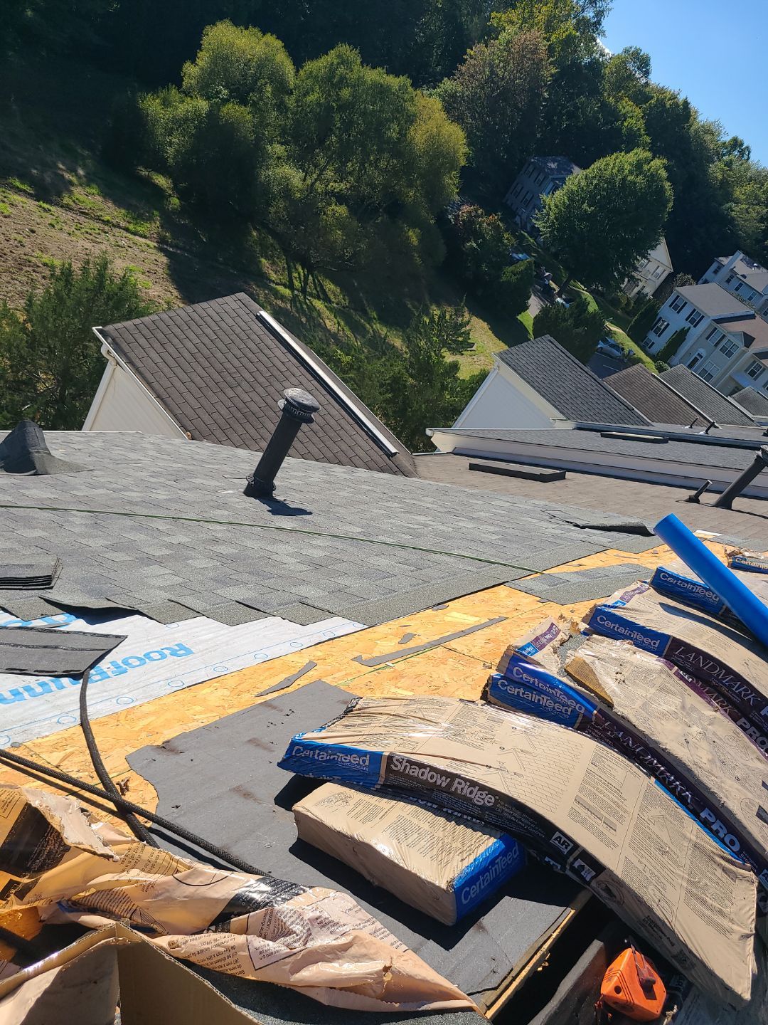 Woodbridge: Residential Roof Replacement with CertainTeed Landmark Pro Designer Shingles in Max Def Georgetown Gray by RM Banning, Inc.