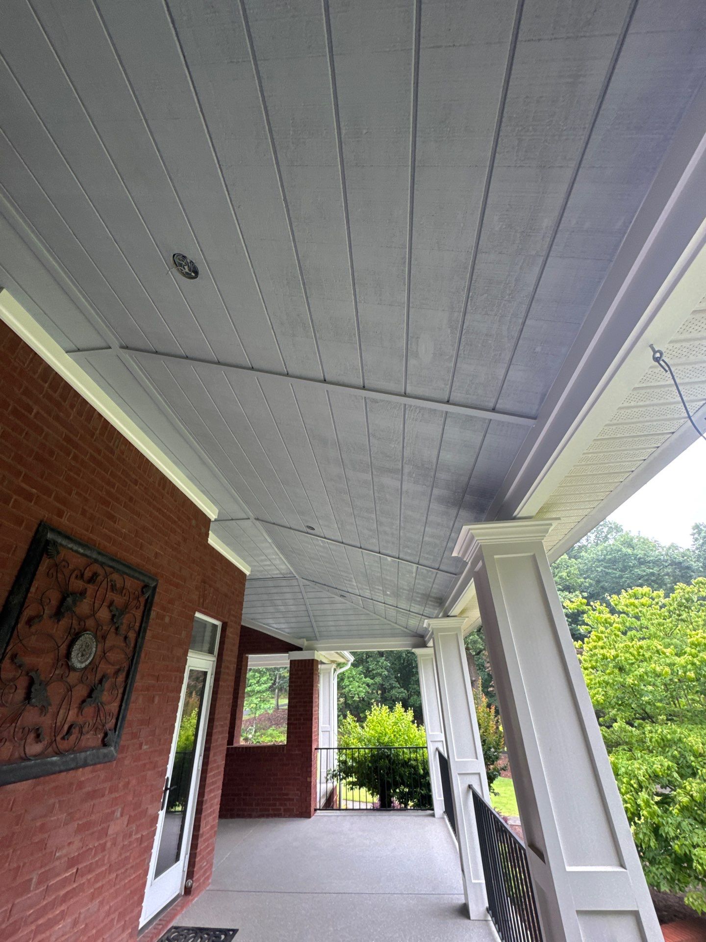 Custom Tongue-and-Groove Porch Ceiling Renovation in Marietta by Swift Home Renovations