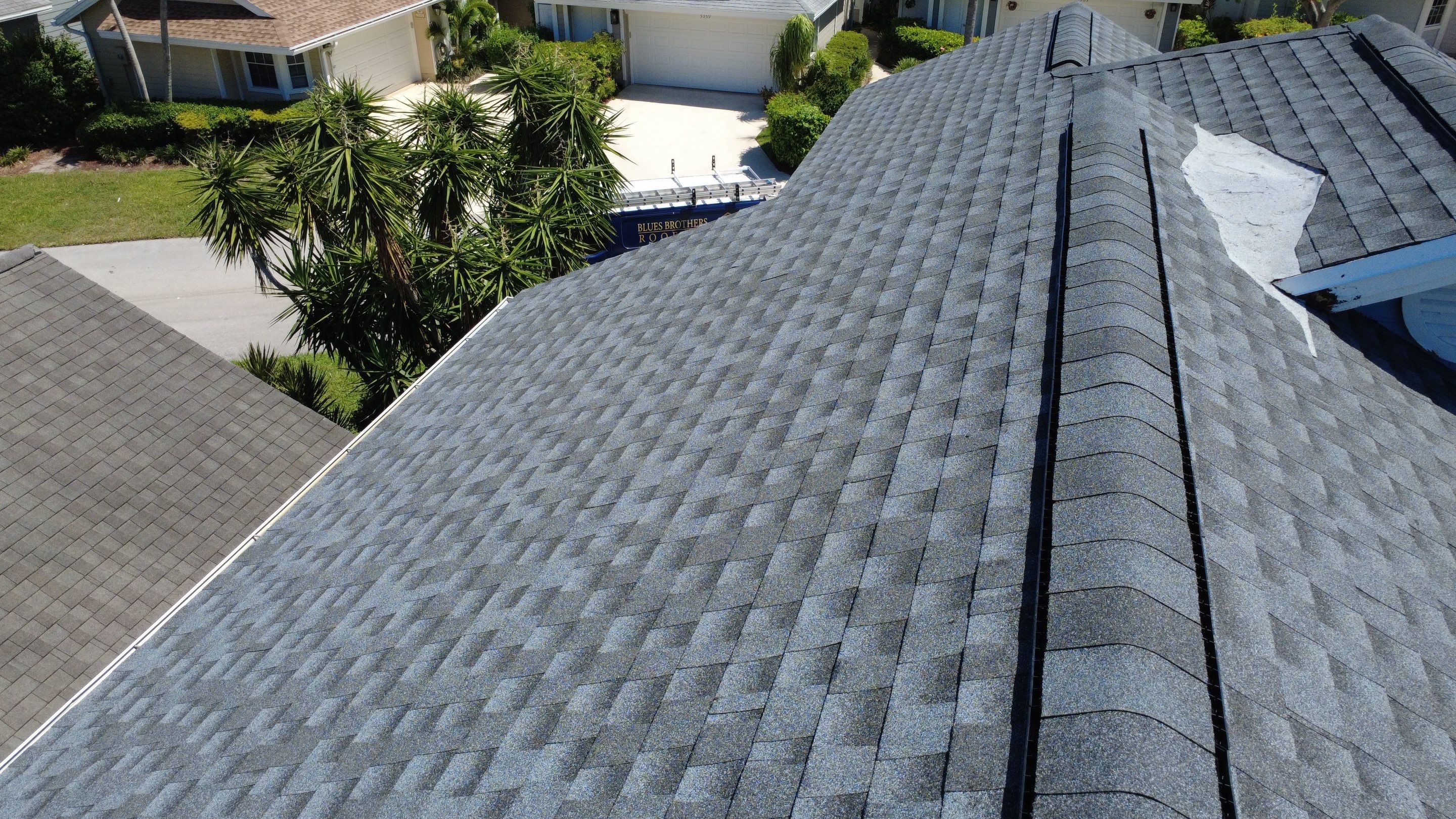 Residential Roofing Installation using GAF by BLUES BROTHERS ROOFING