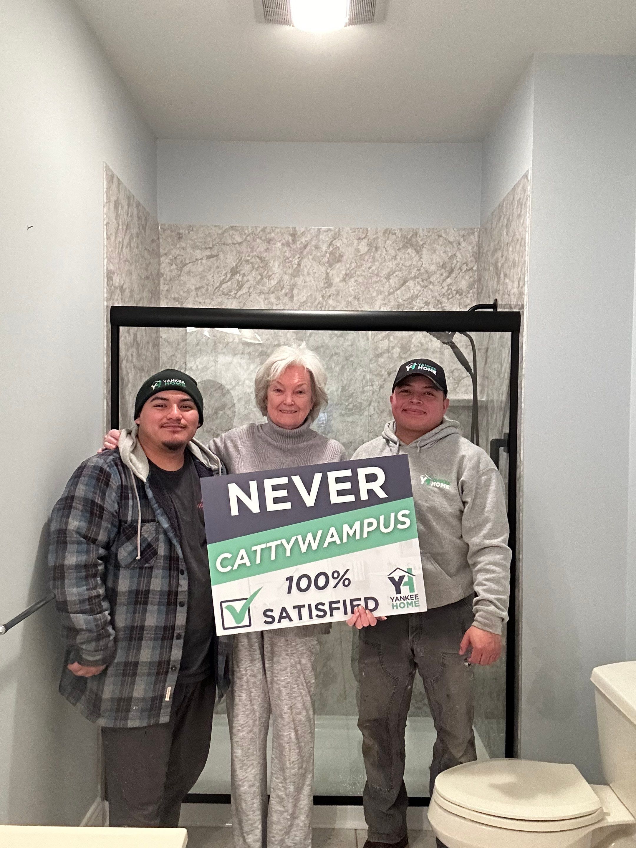 Tub to Walk-In Shower Installation in Wilbraham, MA  by Yankee Home Improvement