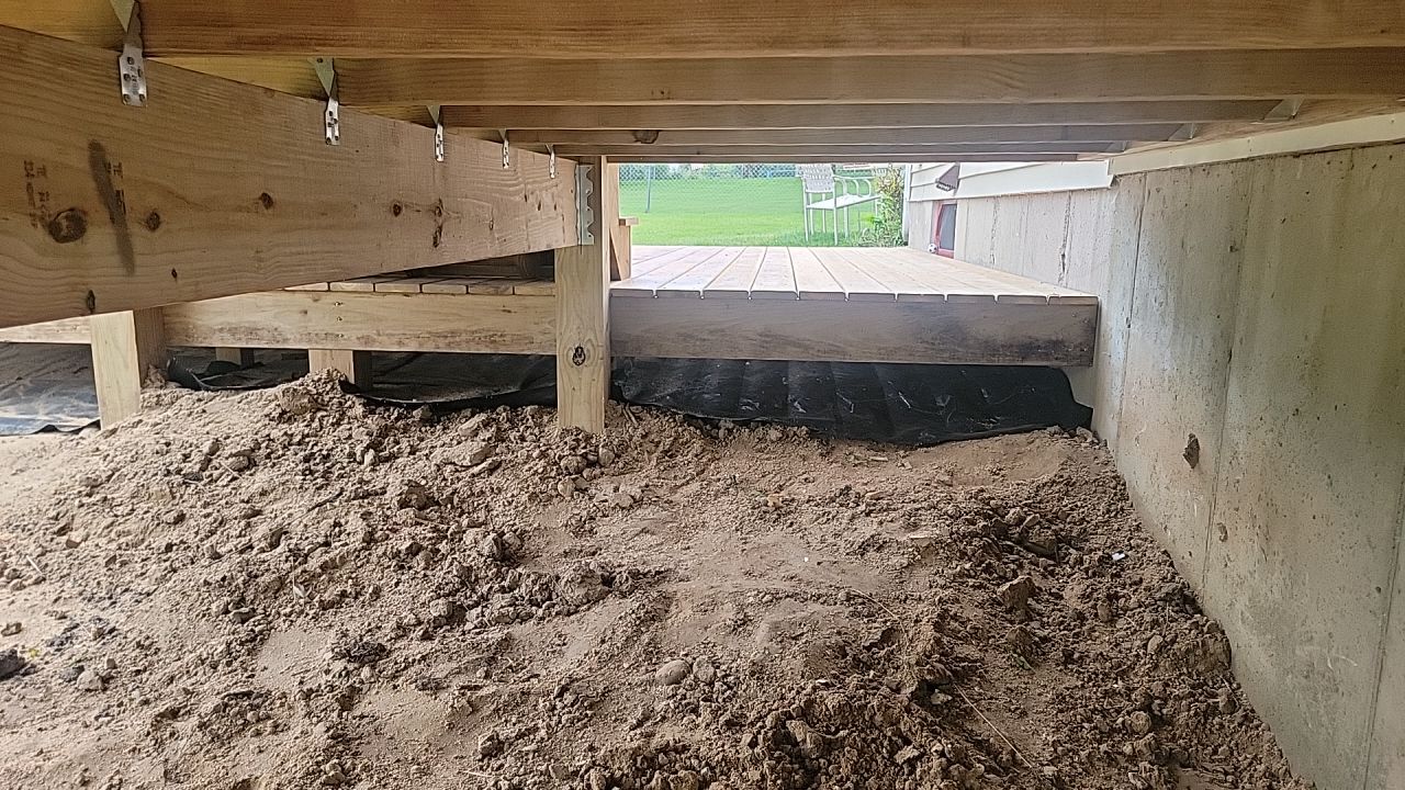 Deck Installation using Treated Lumber by Avalon Roofing and Exteriors