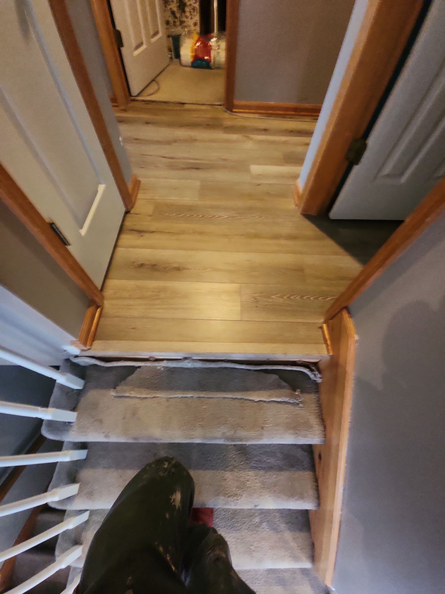 Bathroom Remodel using Luxury Vinyl Plank by The Shower Company