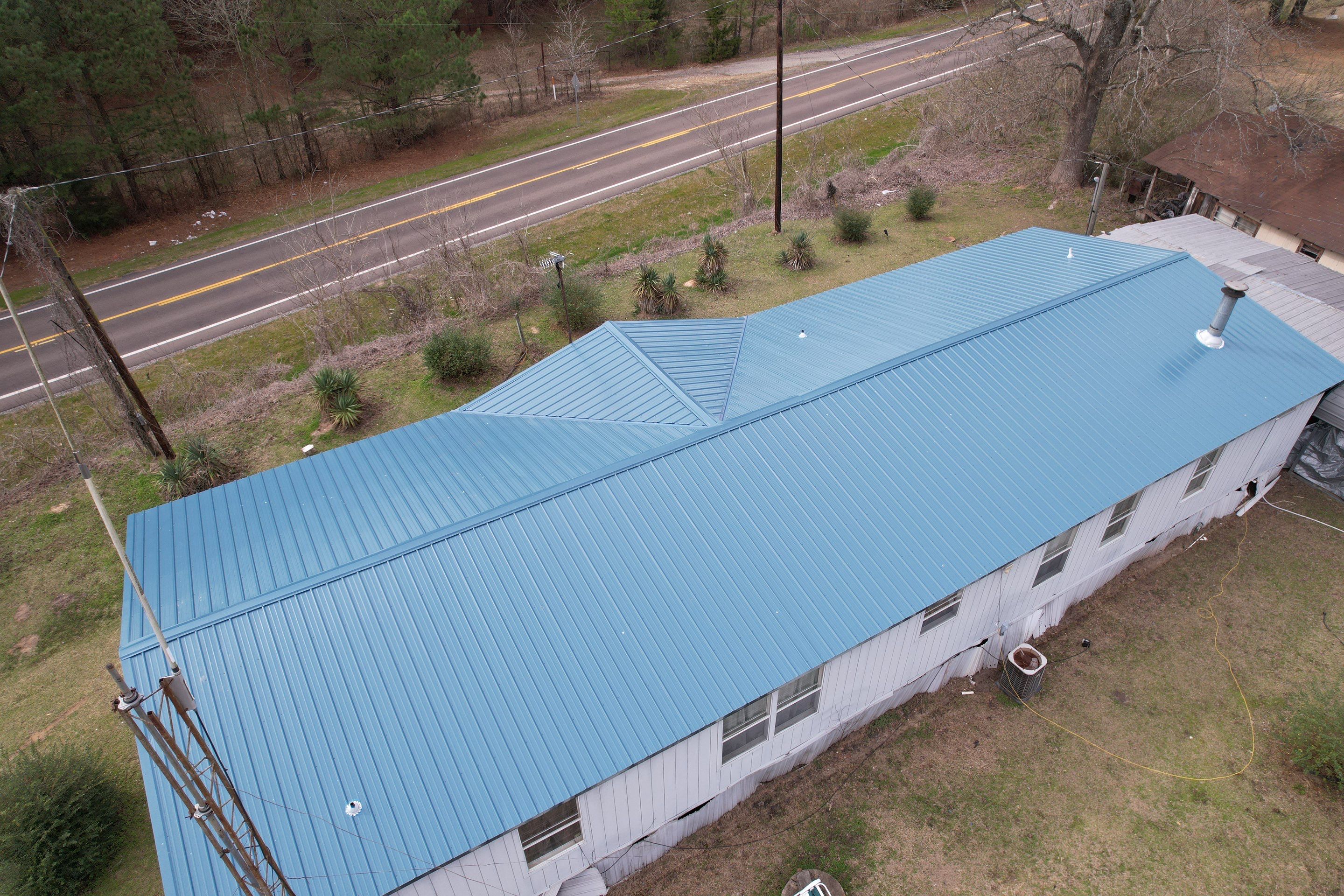 Residential Roofing Installation using 29 gauge metal by Hostetler Roofing