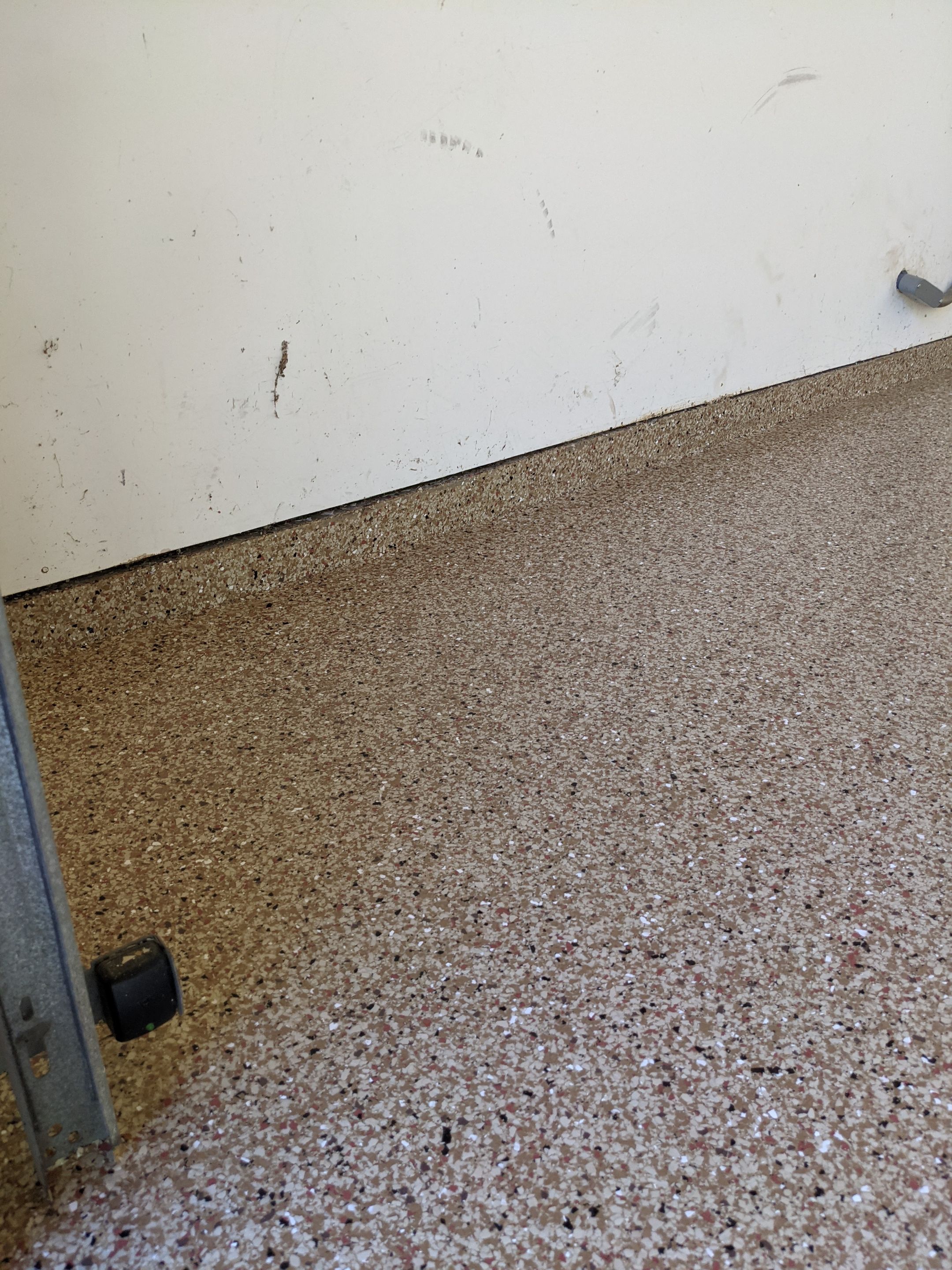 Garage Transformation using Pecan Coloway by Croc Coatings, LLC