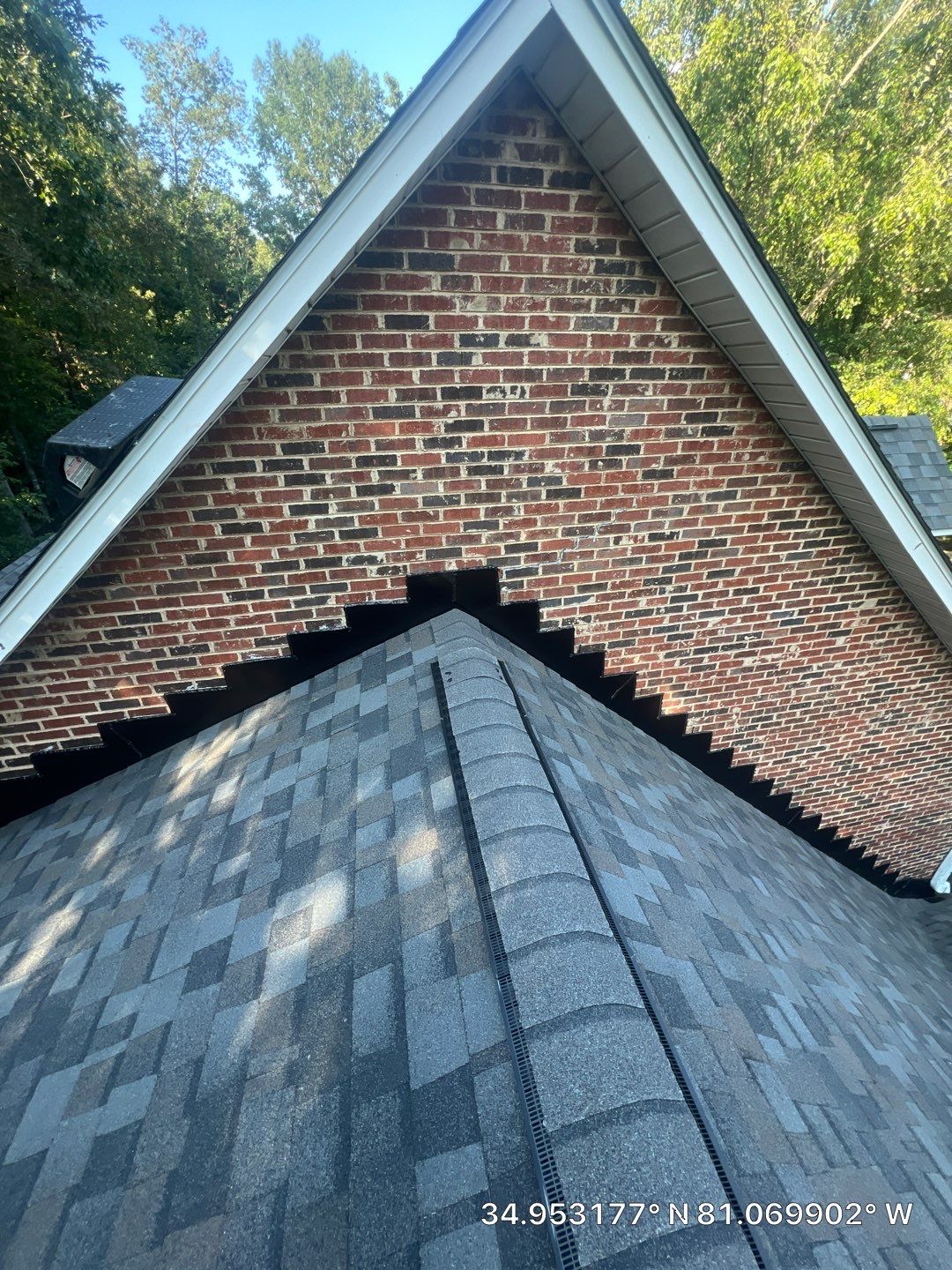 Residential Roofing Replacement with Owens Corning Duration Shingles on a Brick Home in Rock Hill, SC by Merritt Roofing LLC
