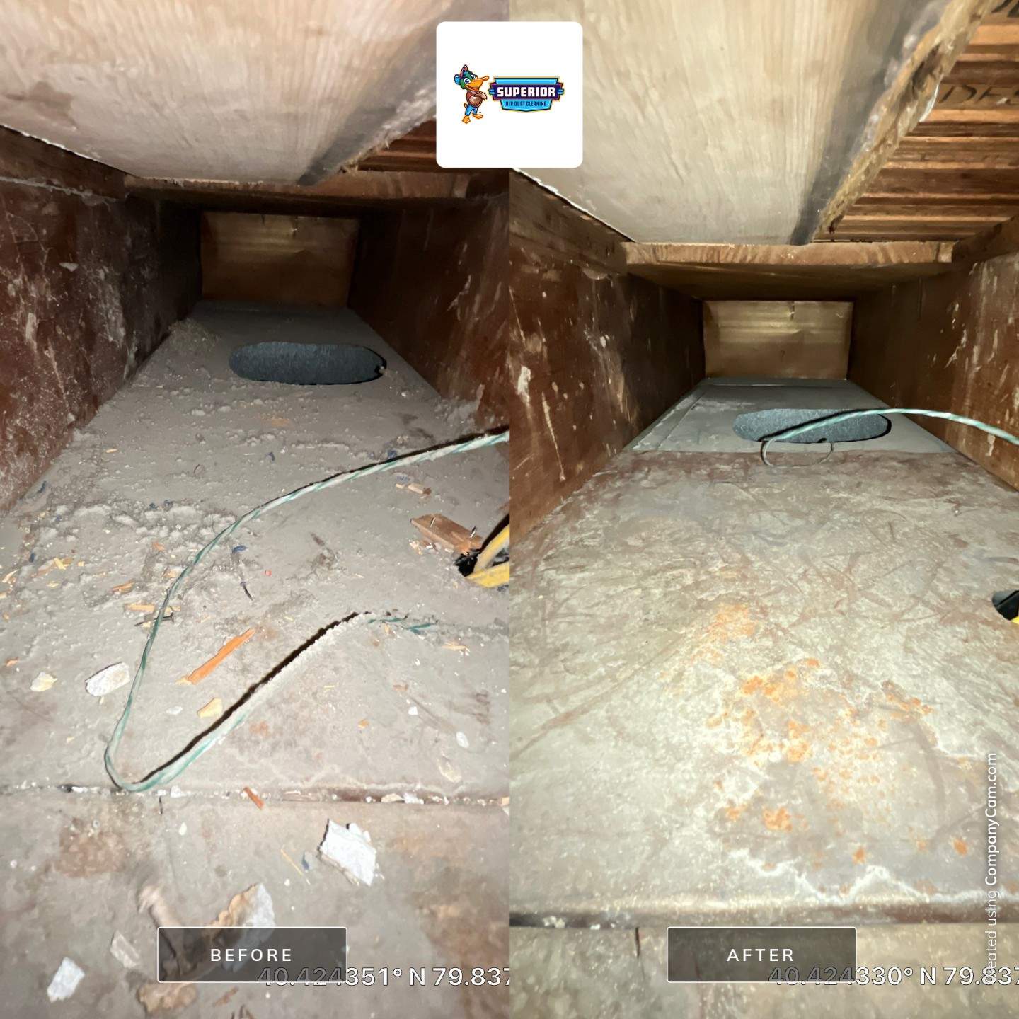 Air Duct Cleaning With a Vacuum Truck in Pittsburgh, PA by Superior Air Duct Cleaning