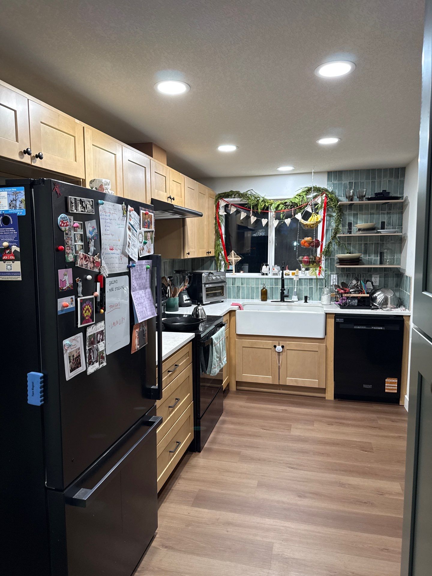 Vancouver Kitchen Renovation Featuring Tile Backsplash and Farmhouse Sink by American Made Construction 