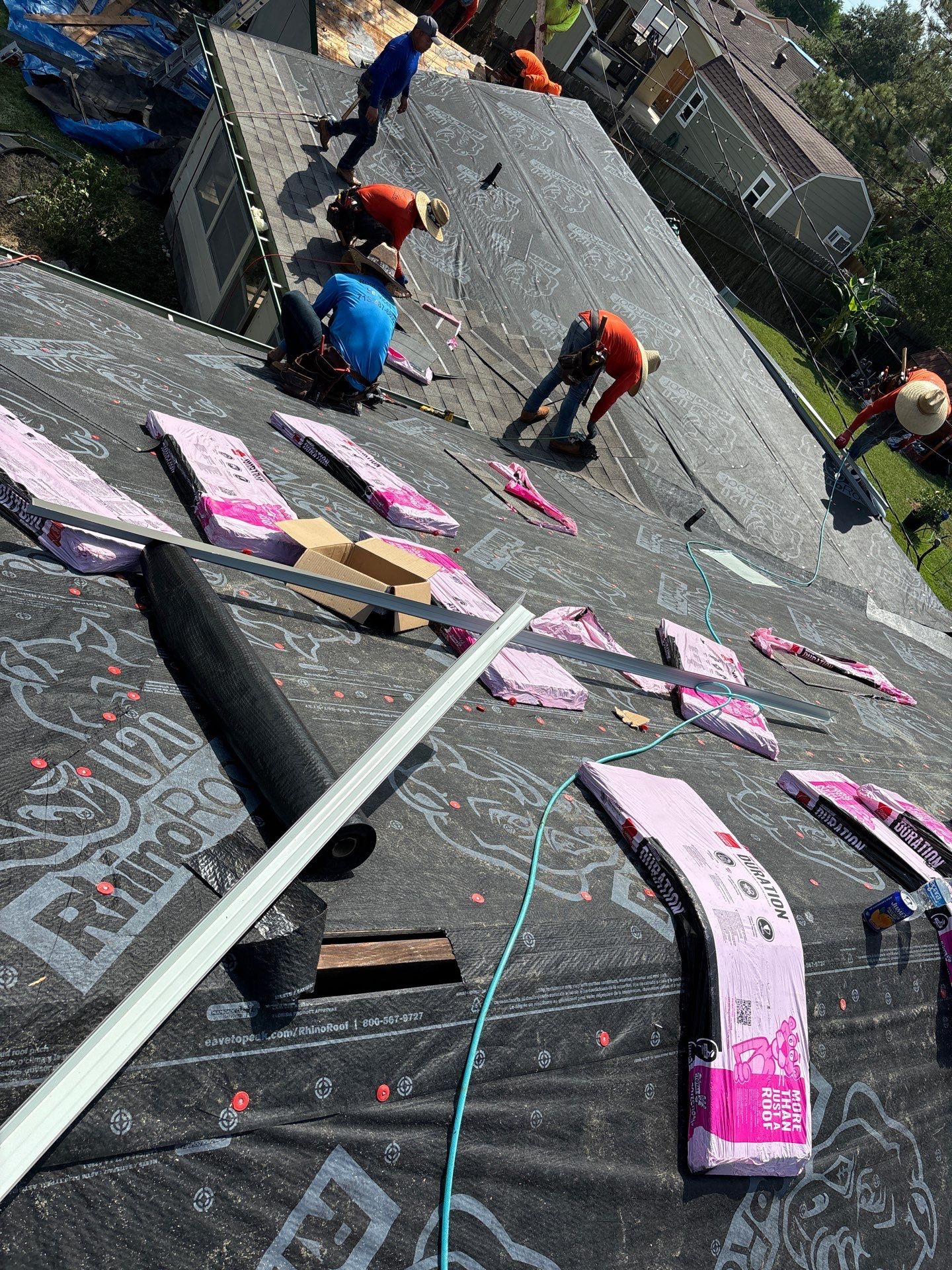 Residential Roofing Installation using Owen's Corning Duration (Lifetime) Shingles by Roof Repair Services LLC