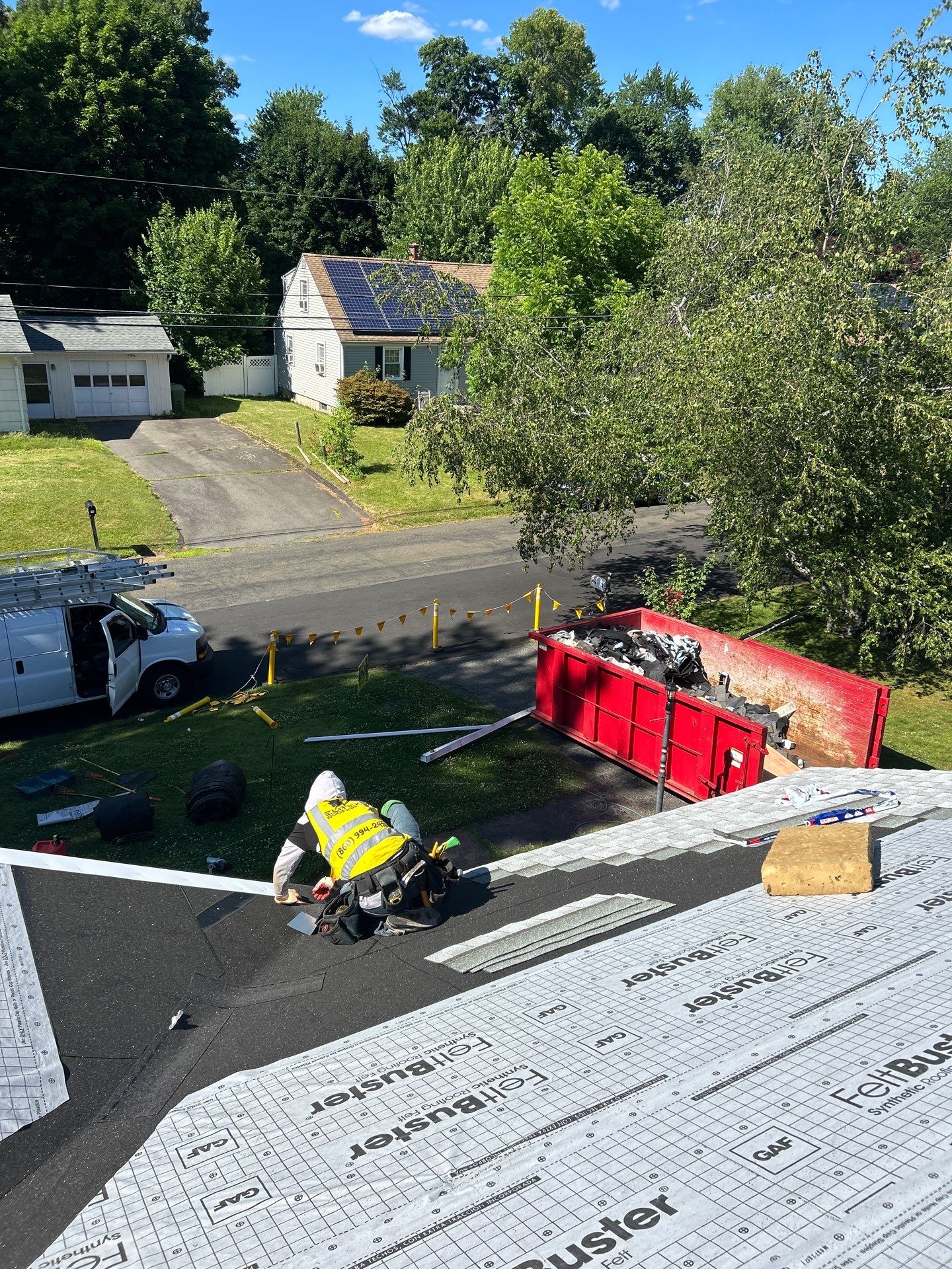 Project in Southington, CT by Elitex Roofing