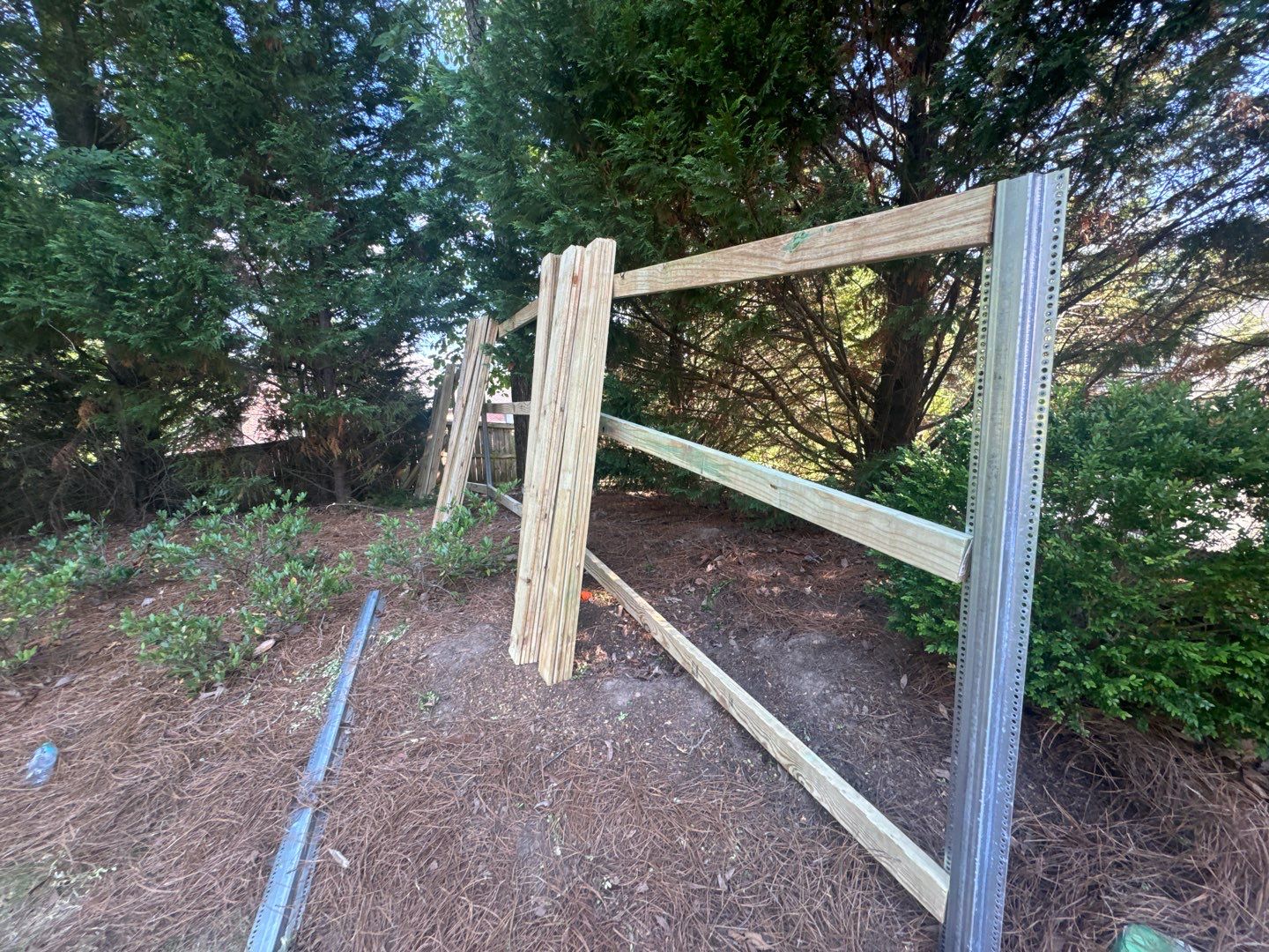 Greystone - Traditional Fence by Pillar and Pine