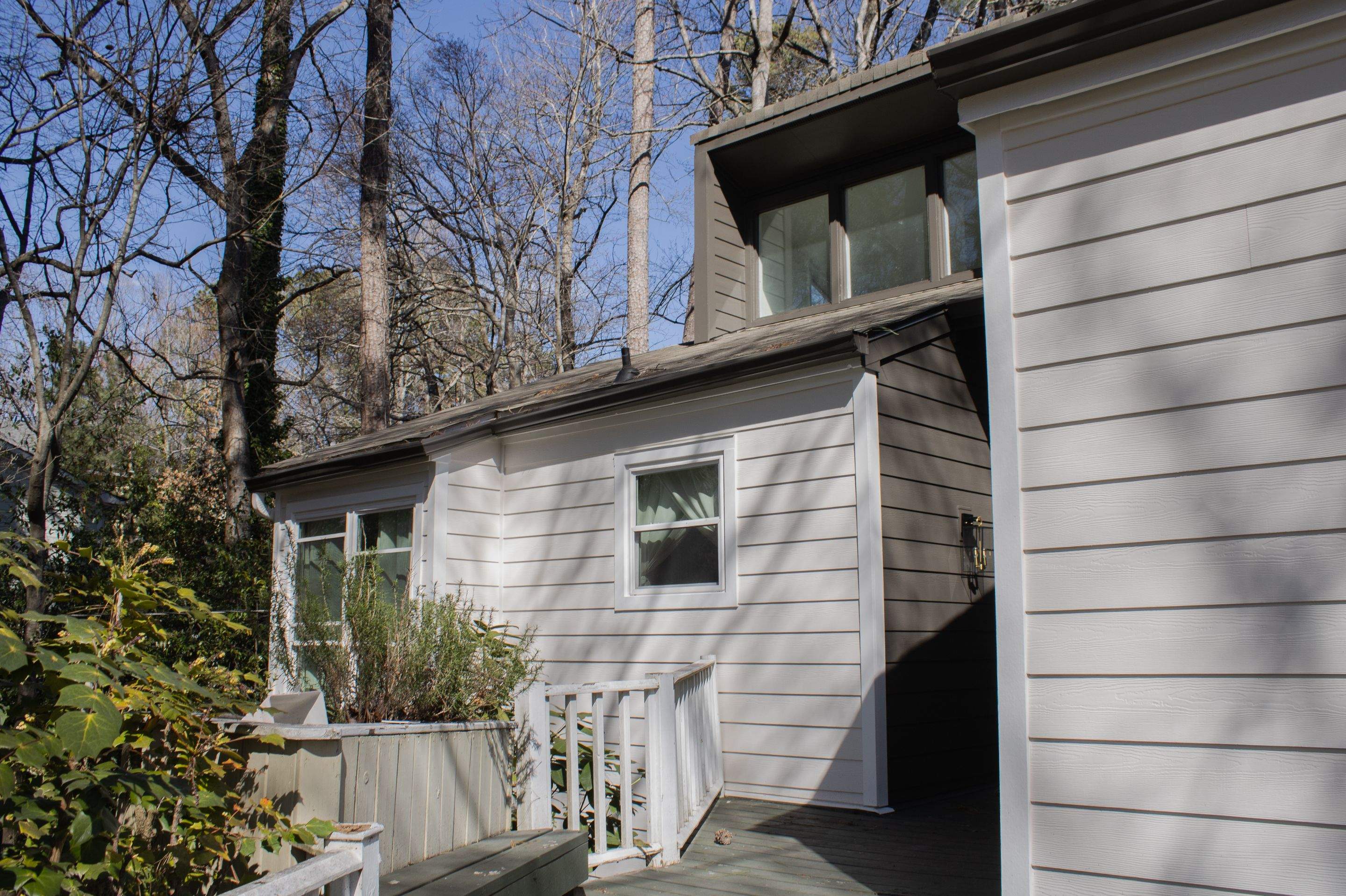 Exterior Painting with Accent Color and James Hardie Siding Installation in Marietta, GA by Nelson Exteriors