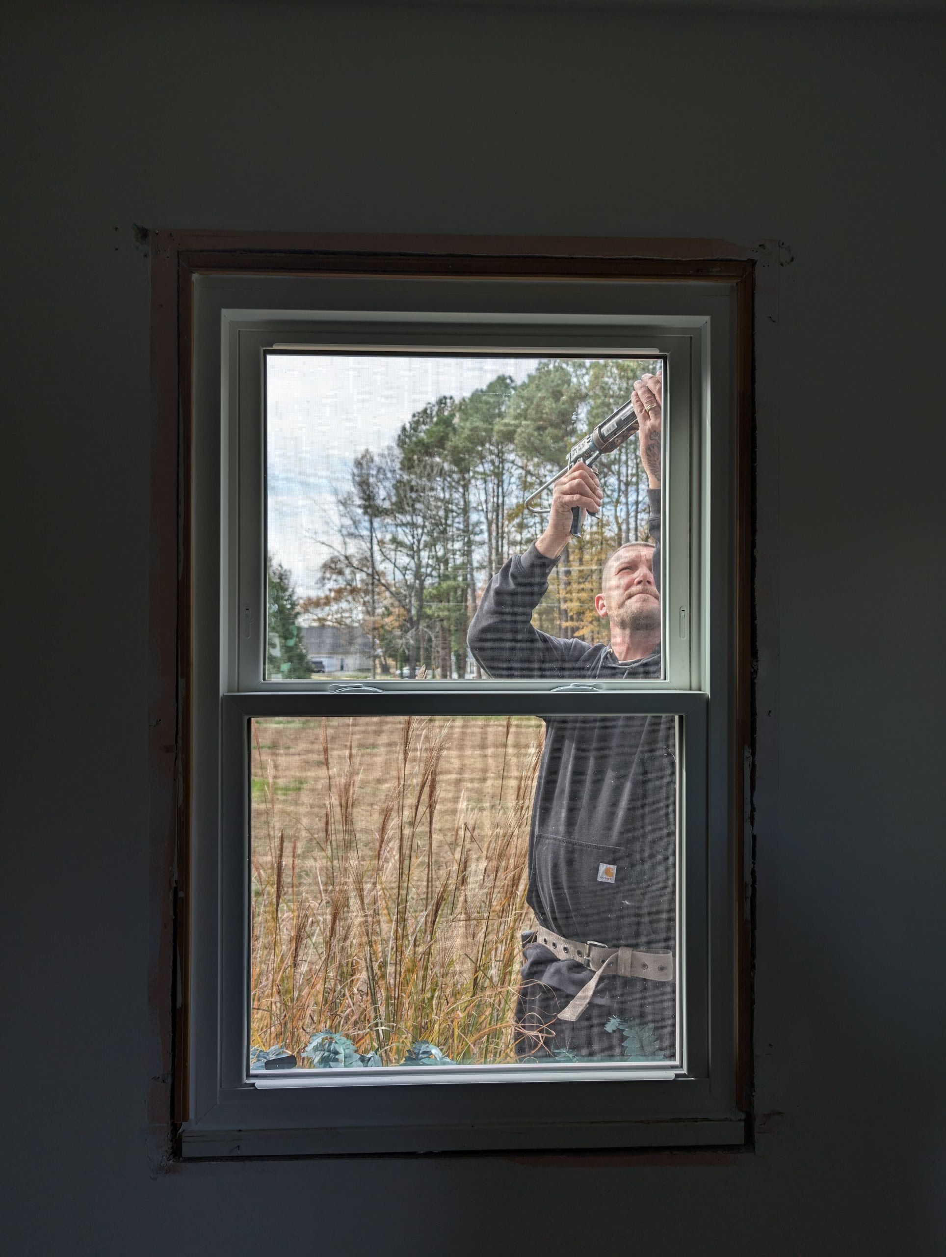 Window replacement using ProVia Aspect with black trim by Window Depot of Annapolis
