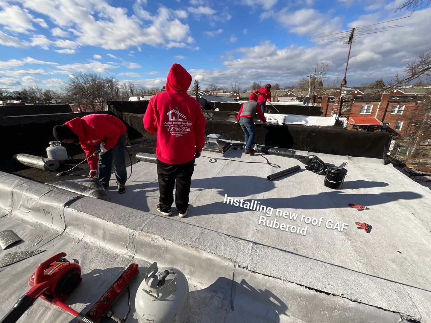 GAF Torch  using GAF Torch Roof by Alpha Design Services
