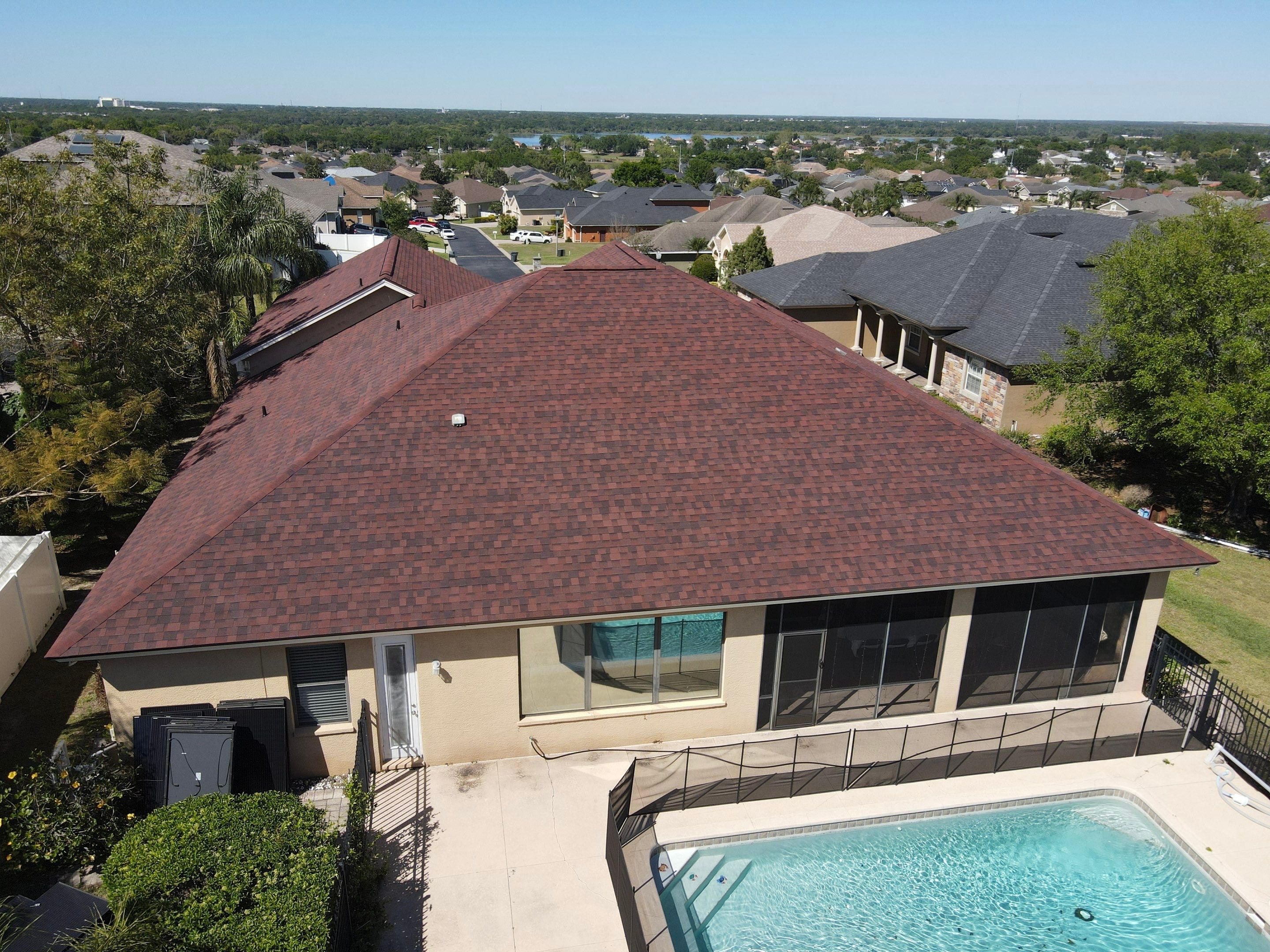 Roof replacement in Lakeland, FL. by Steadfast Roofing 