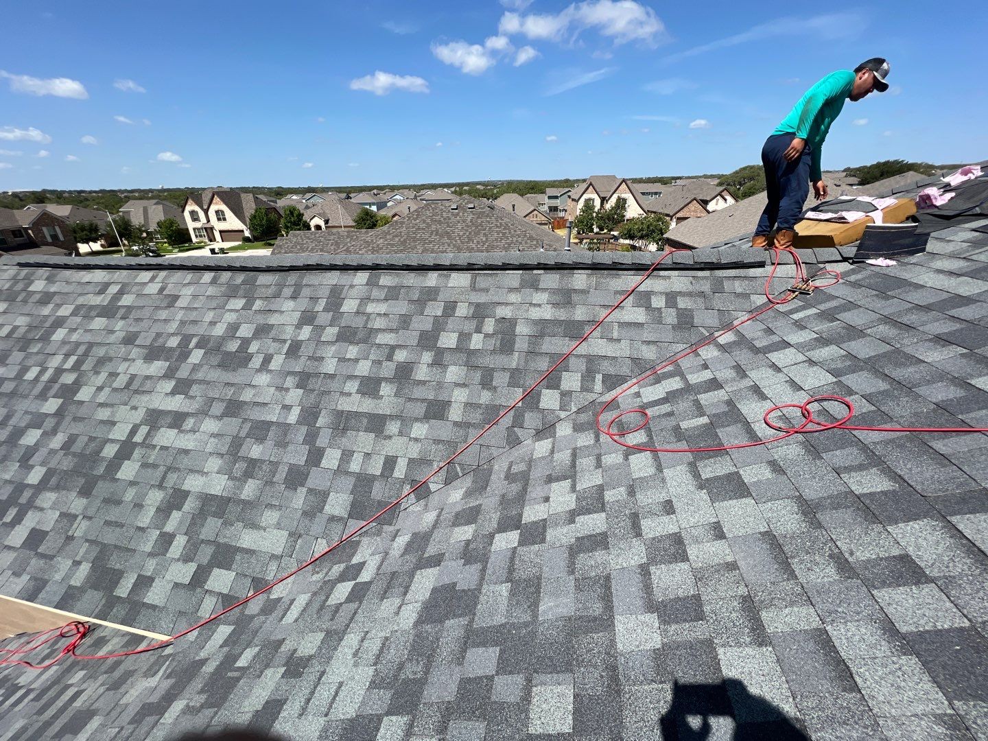 Full Roofing Replacement and Fence Restoration Project in Leander by Caliber Restoration LLC