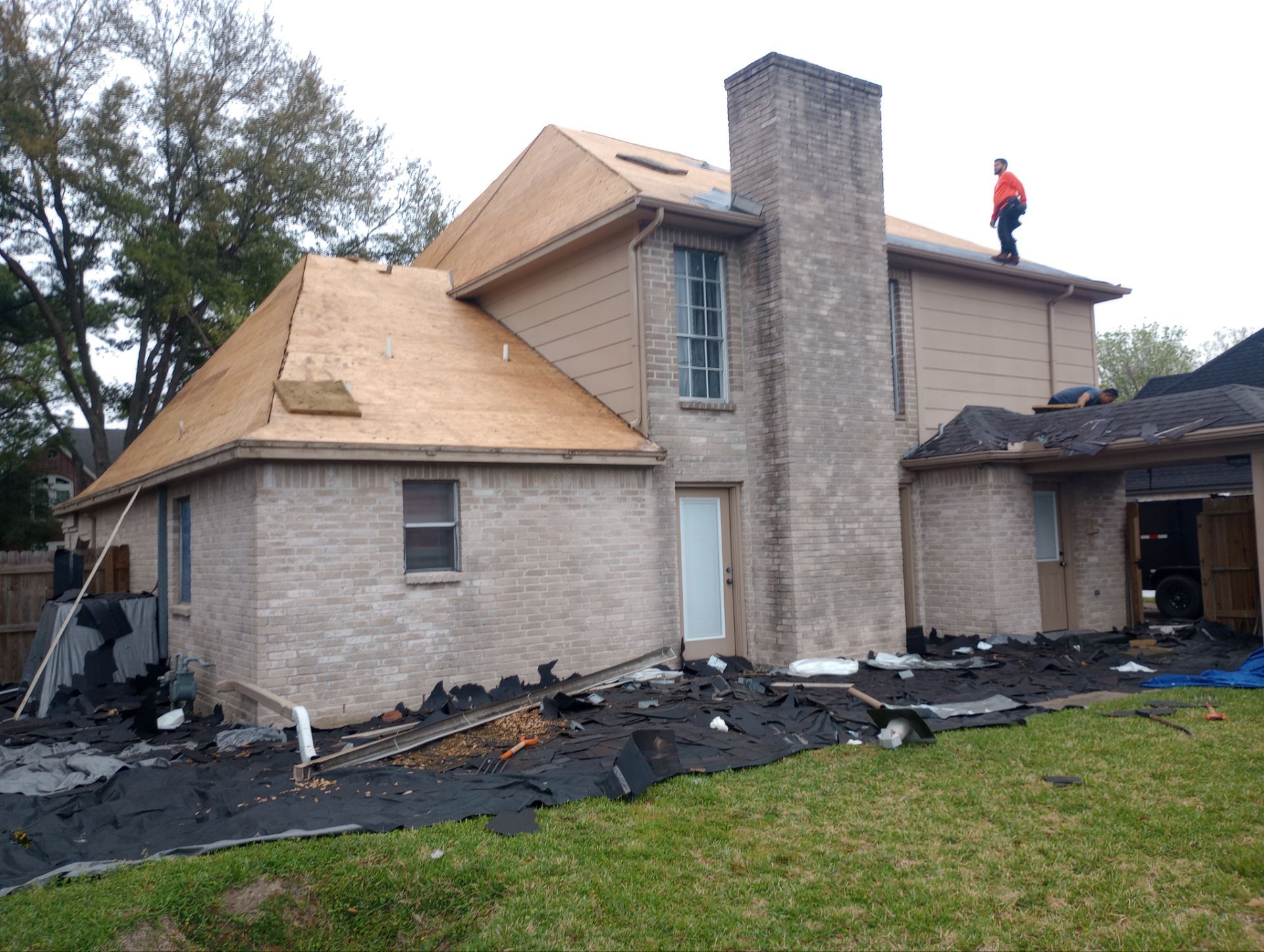 Residential Roofing Repair using Owen's Corning Duration (Lifetime) Shingles by Roof Repair Company