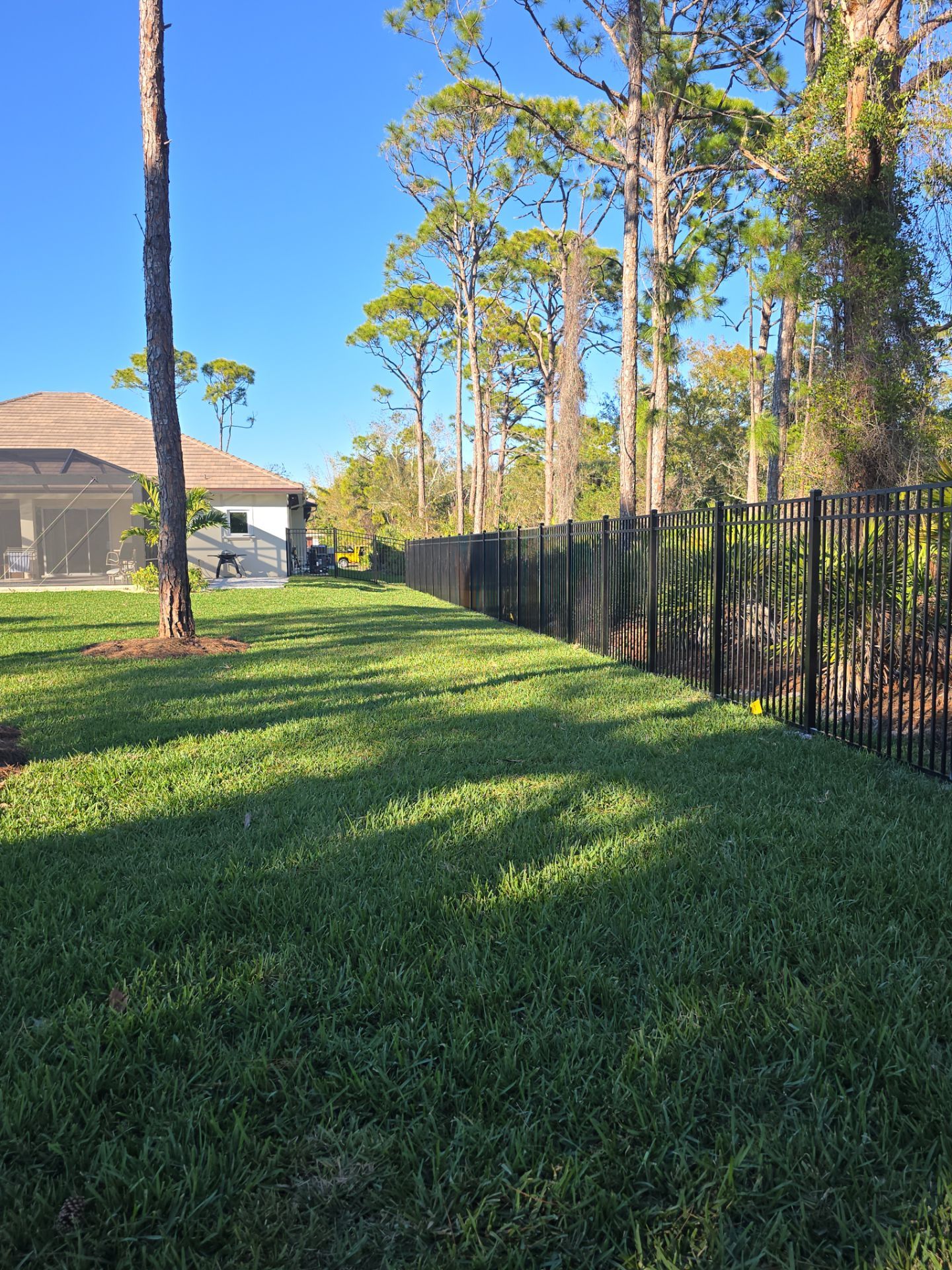6' Commercial Aluminum Fence in Englewood by True Fence LLC