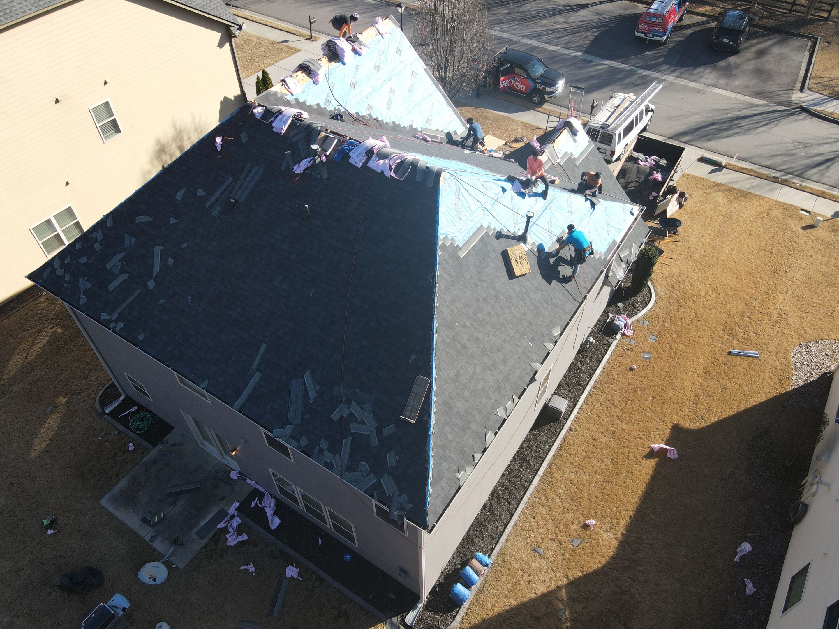 Residential Roofing Installation by Inspector Roofing and Restoration