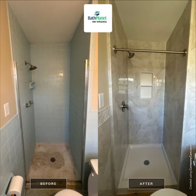 Shower Upgrade Full Remodel