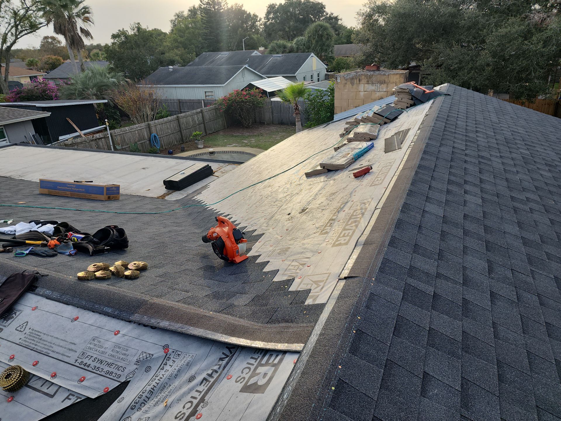 Project in Winter Park by Fortified Roofing Solutions Corp.