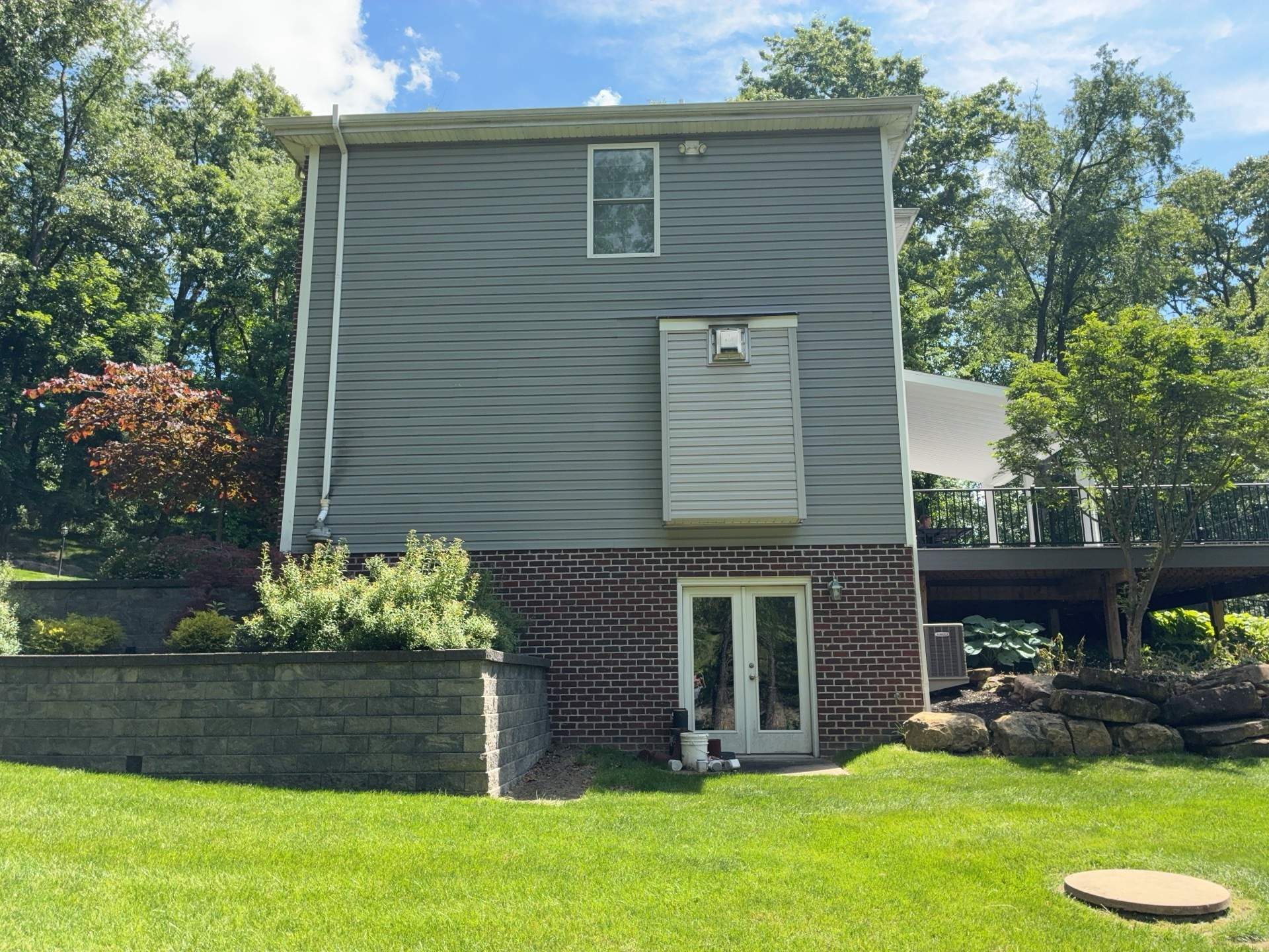 Full House Siding Renovation with English Wedgewood Vinyl in Gibsonia by Ideal Siding Pittsburgh