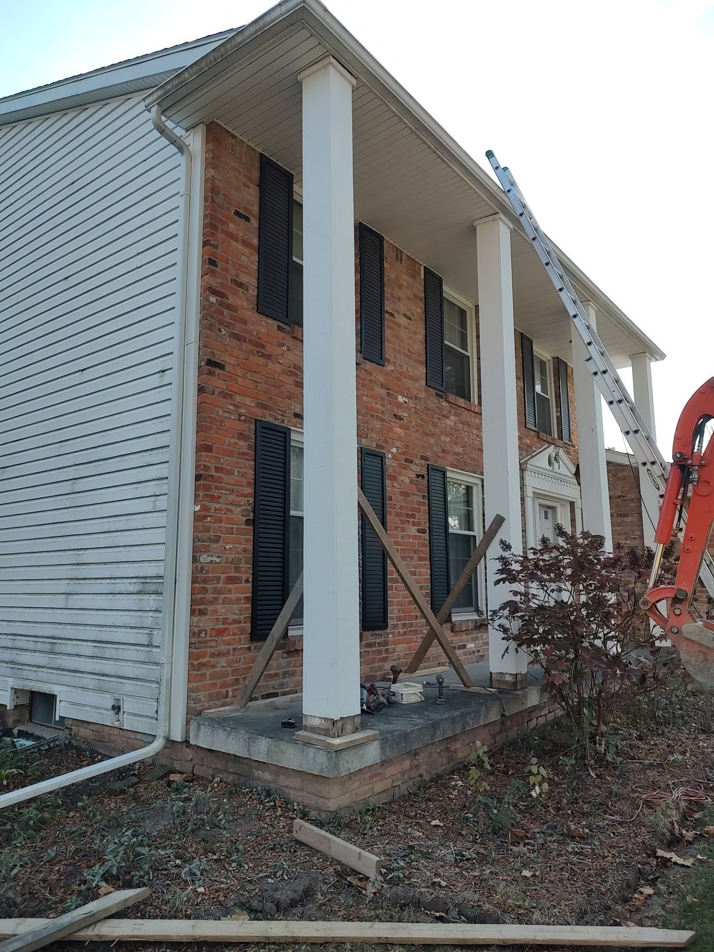 Helical Piers and Pillar Lift using Helical Foundation Footings by Toledo Basement Repair